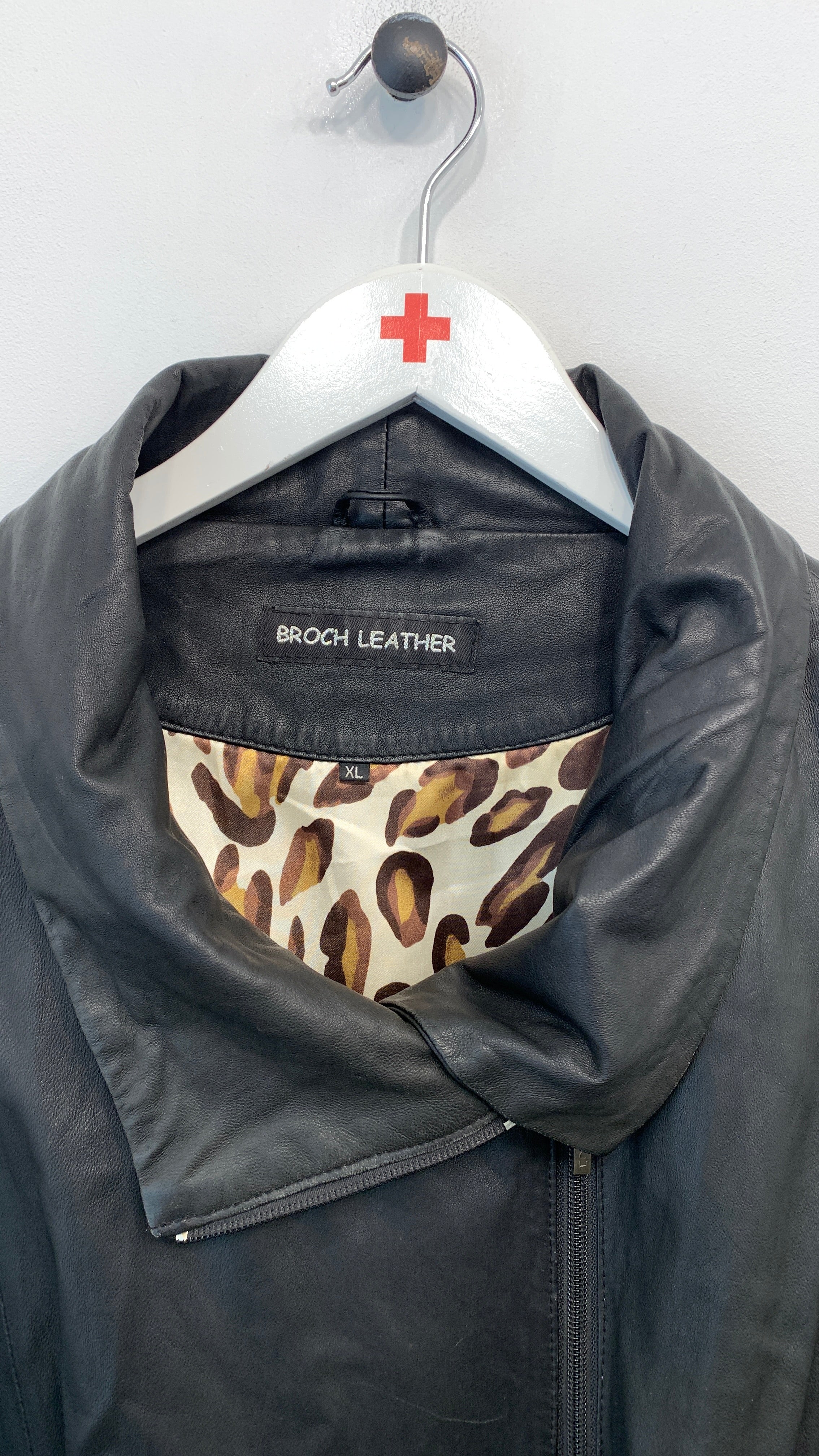 Broch Leather Jakke