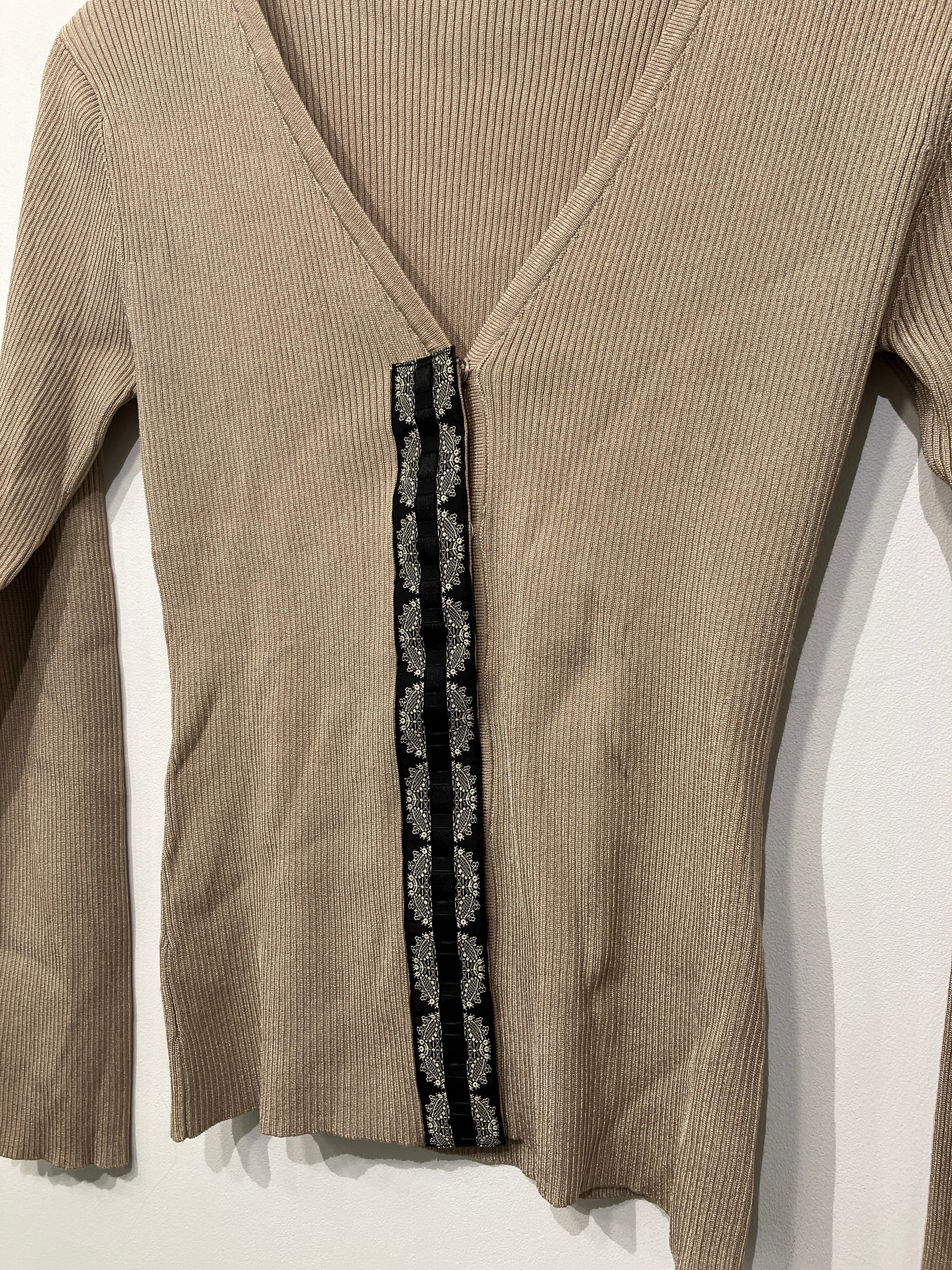 Sand Strik Bluse