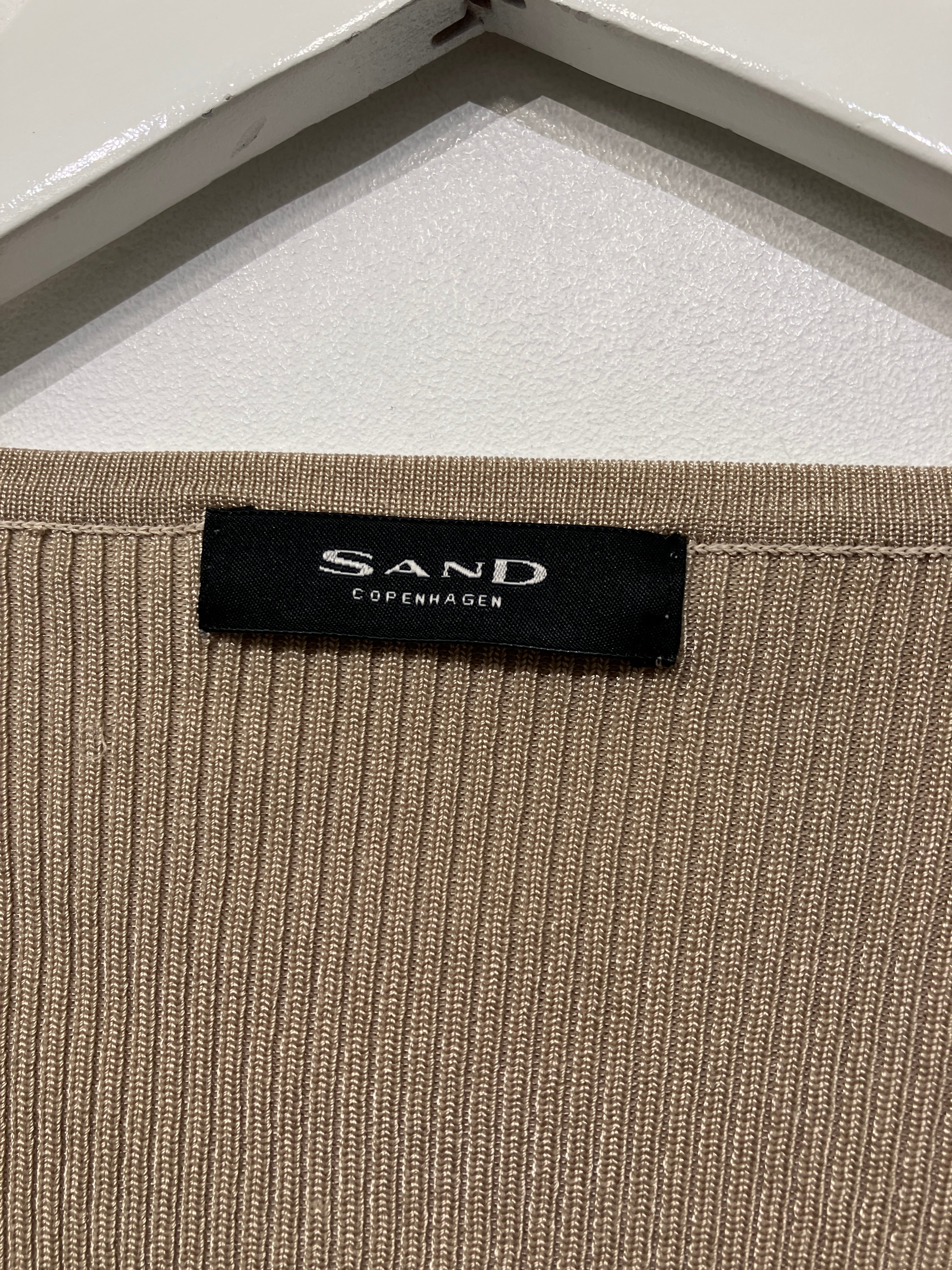 Sand Strik Bluse