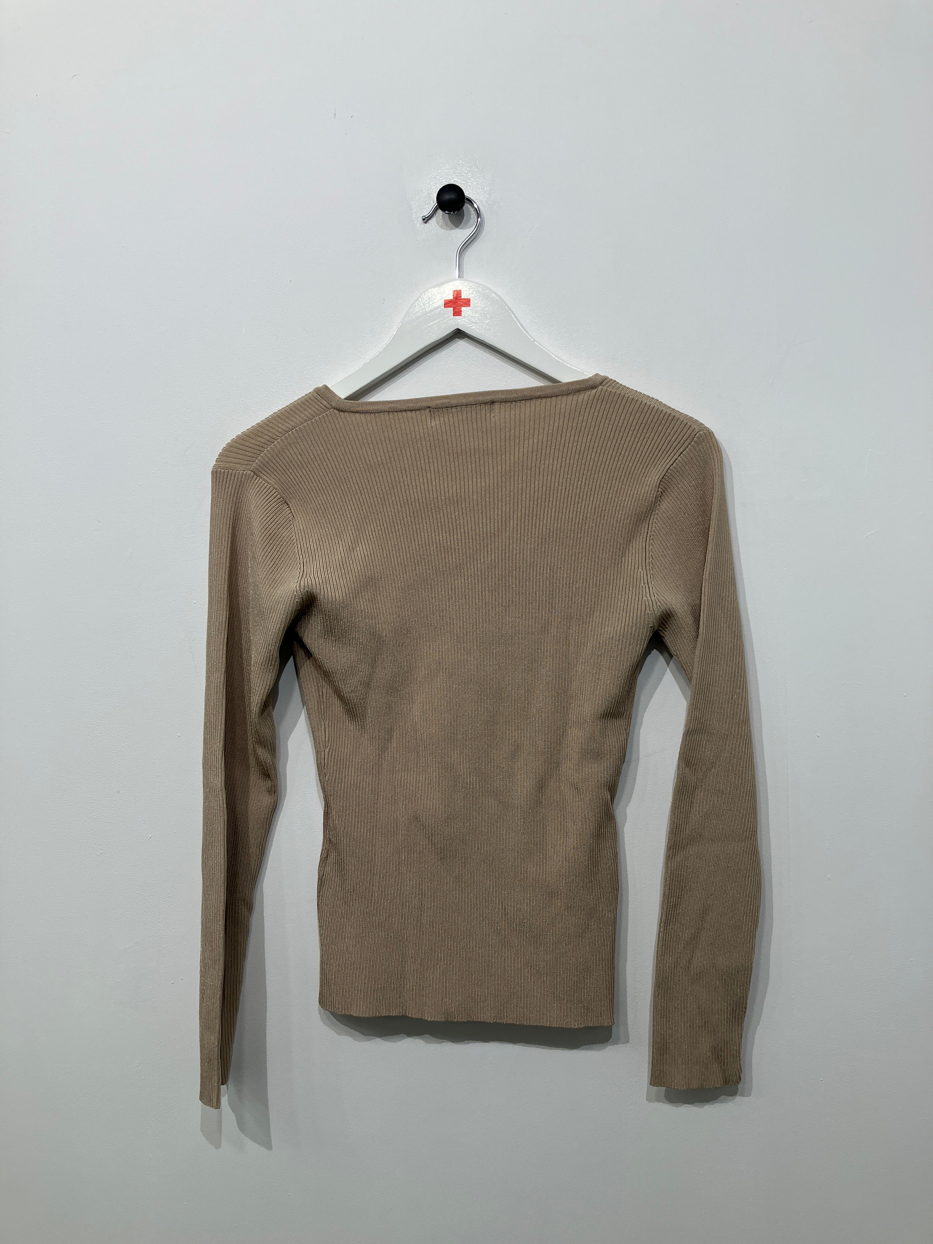 Sand Strik Bluse