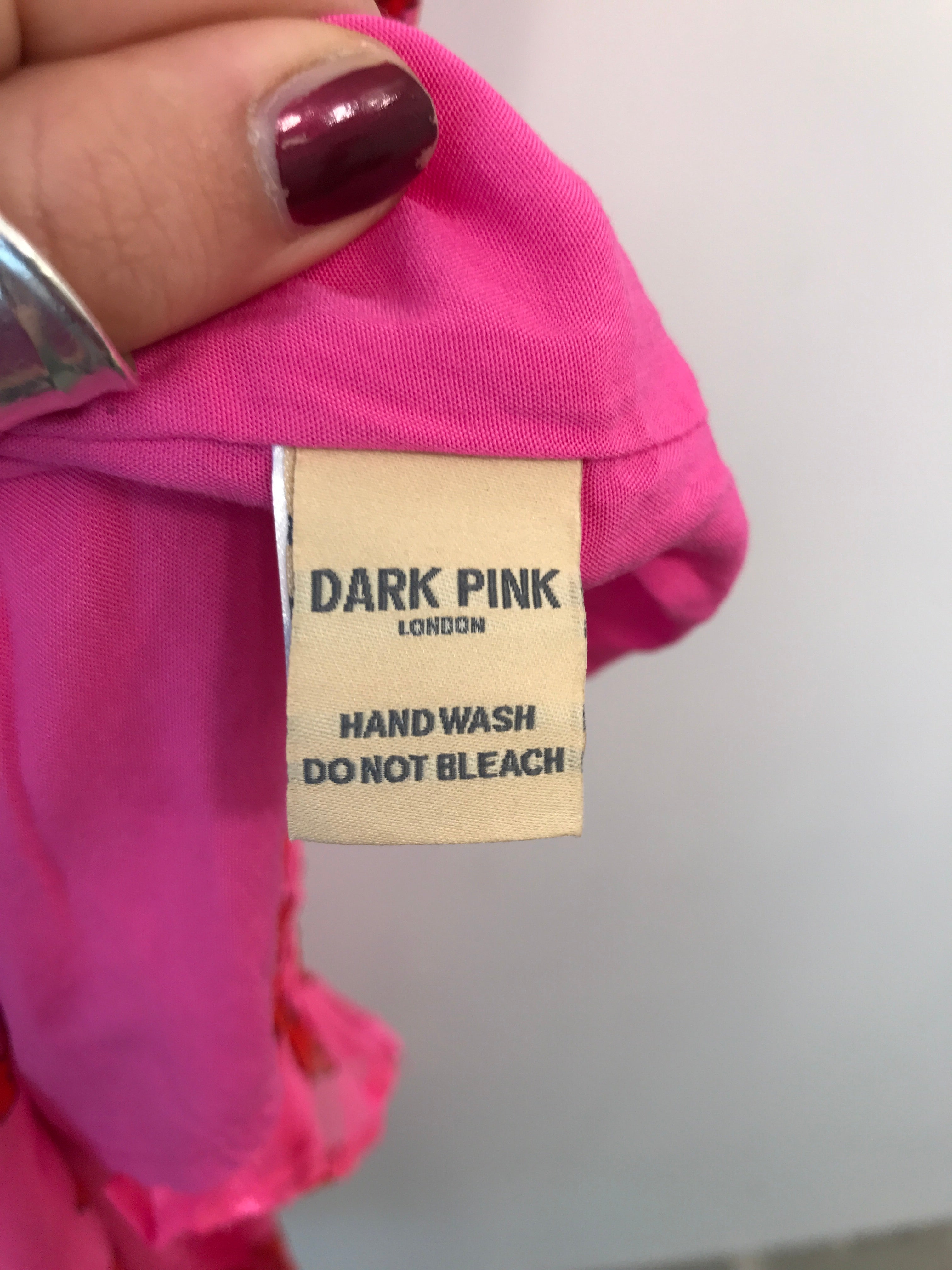 Dark Pink Kjole