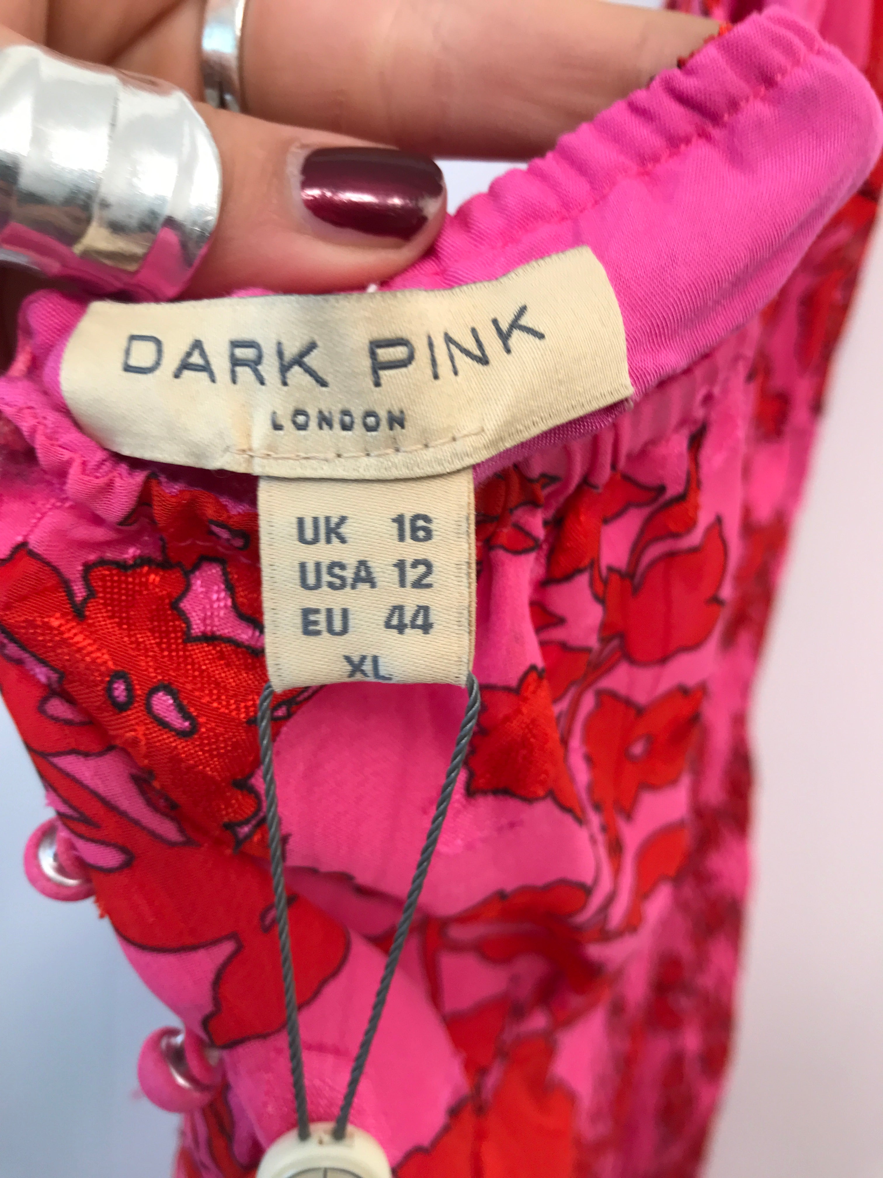 Dark Pink Kjole