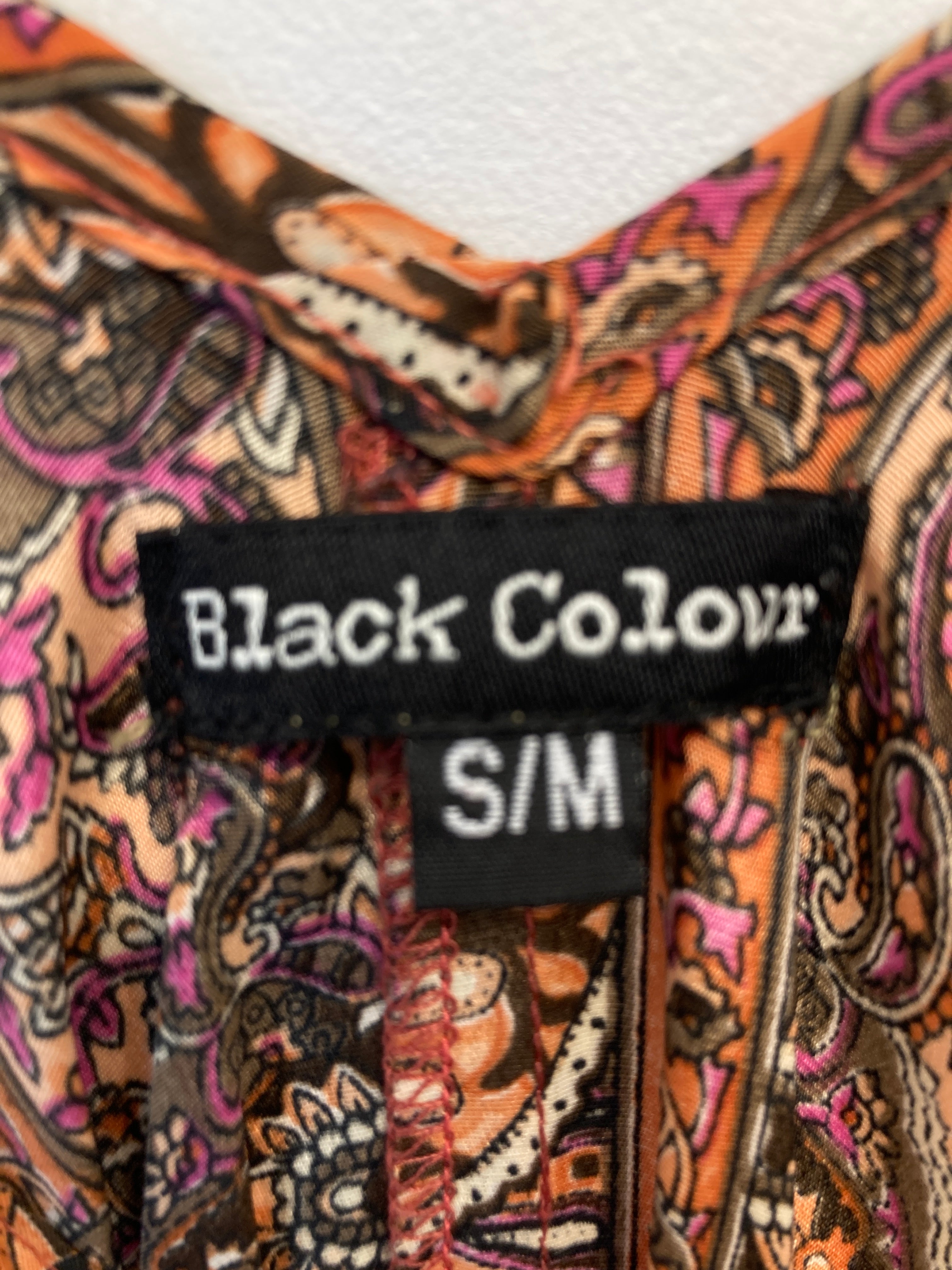 Black Colour Kjole