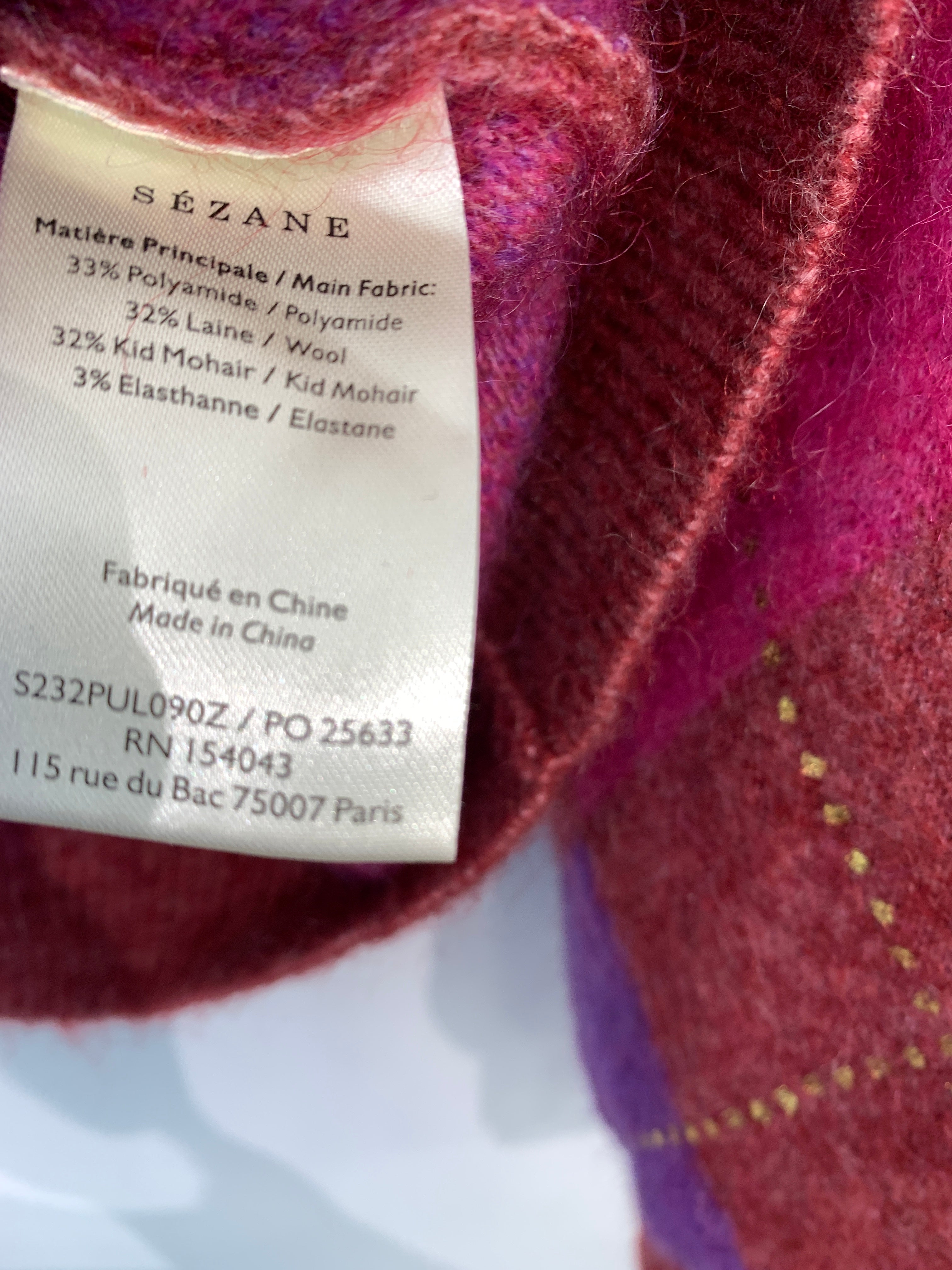La Maille Sézane Strik Bluse