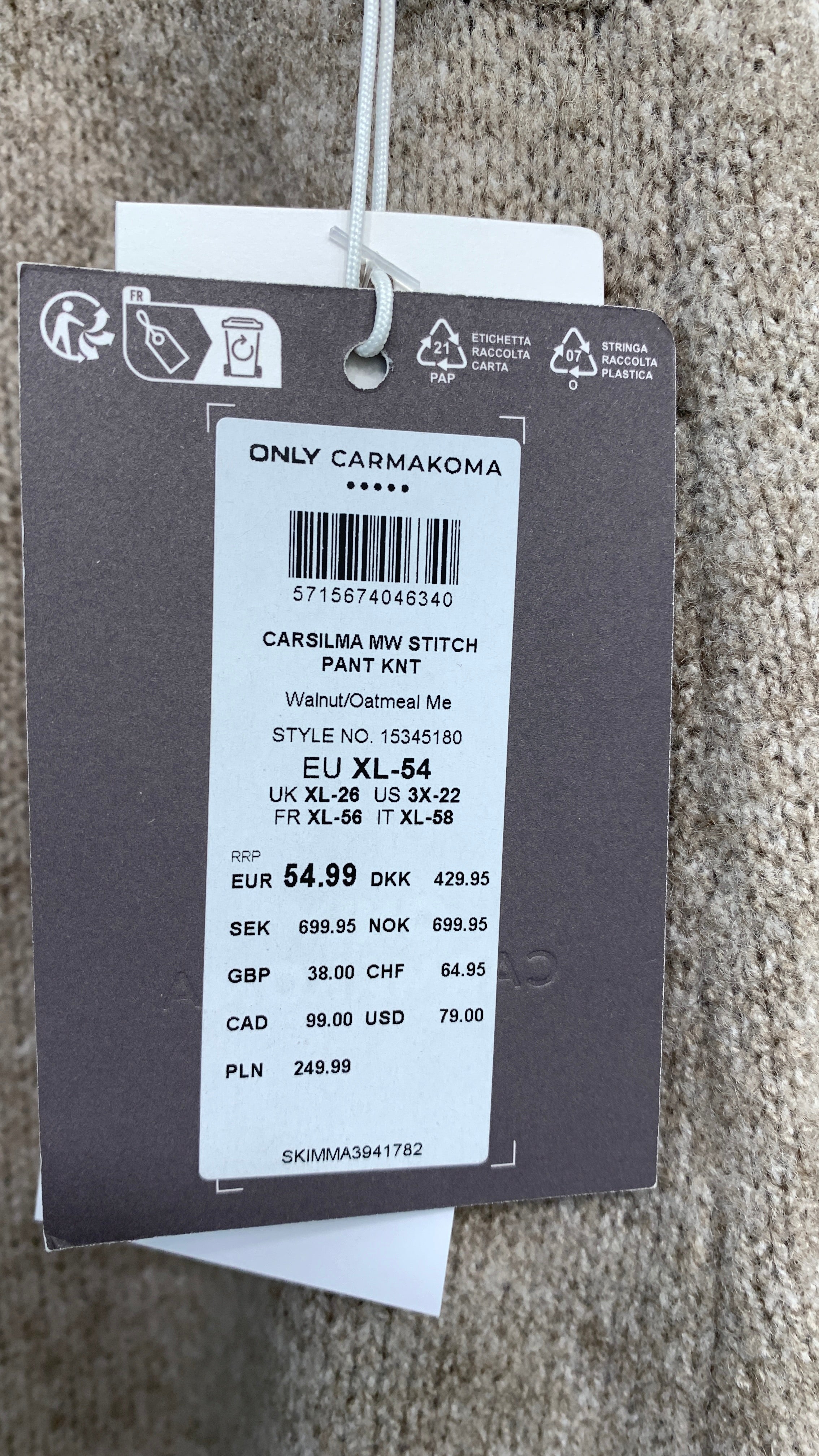 Only Carmakoma Bukser