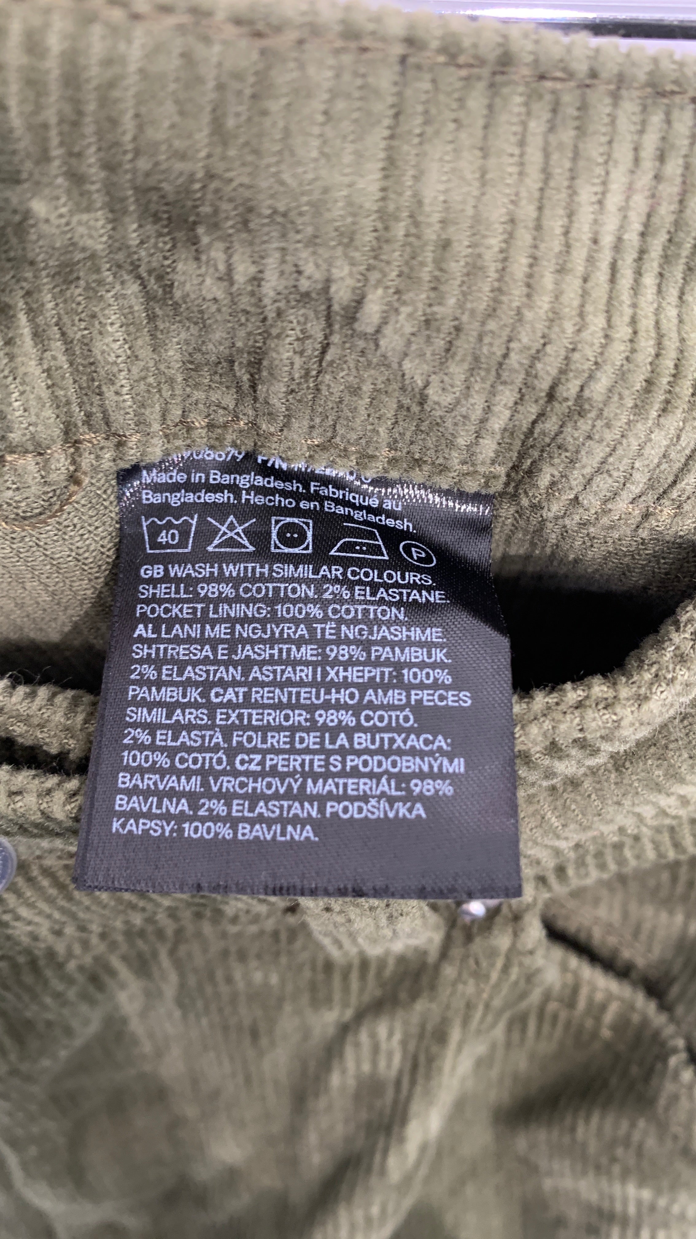 H&M Fløjlsbukser