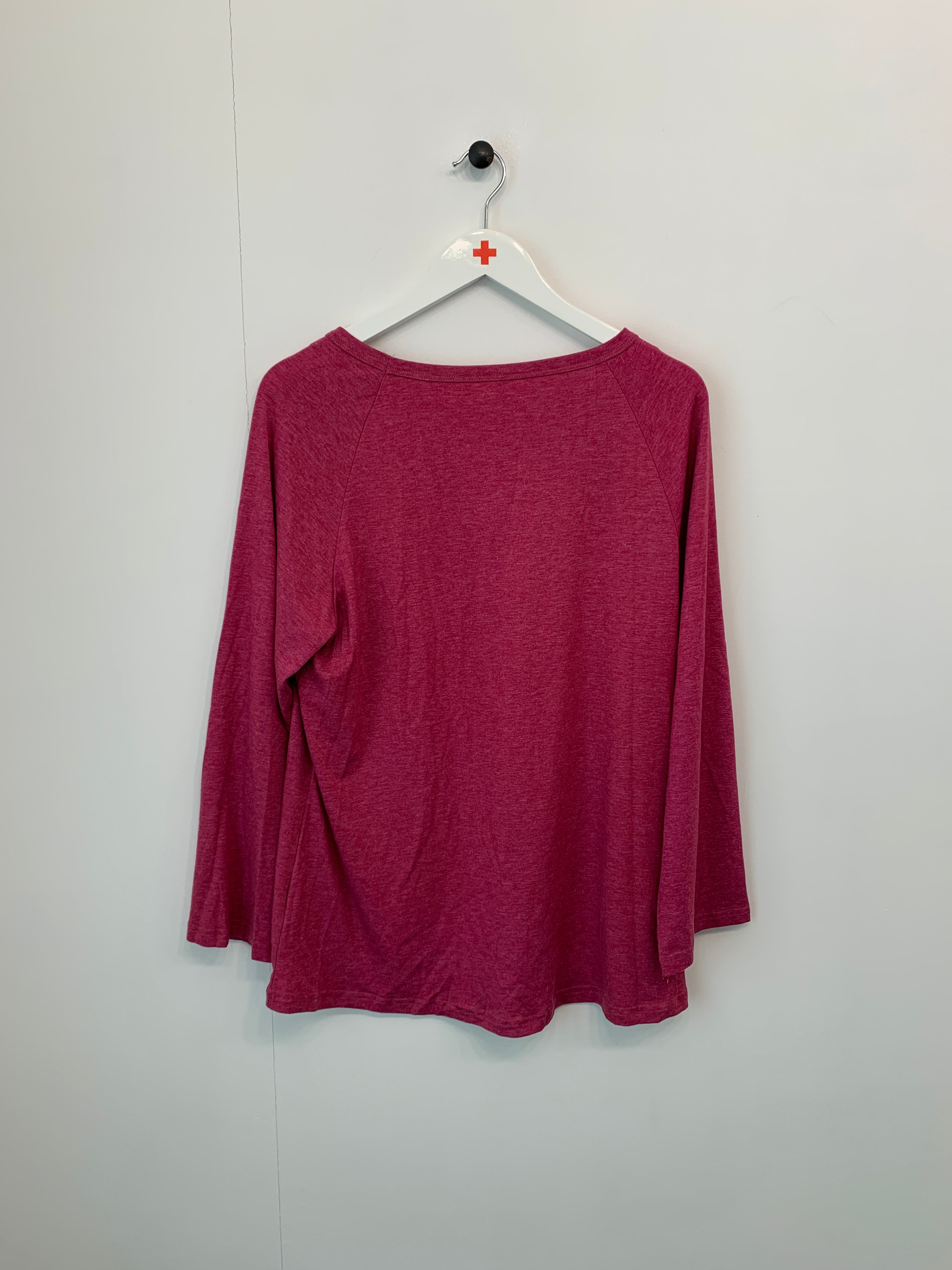 Rød bluse