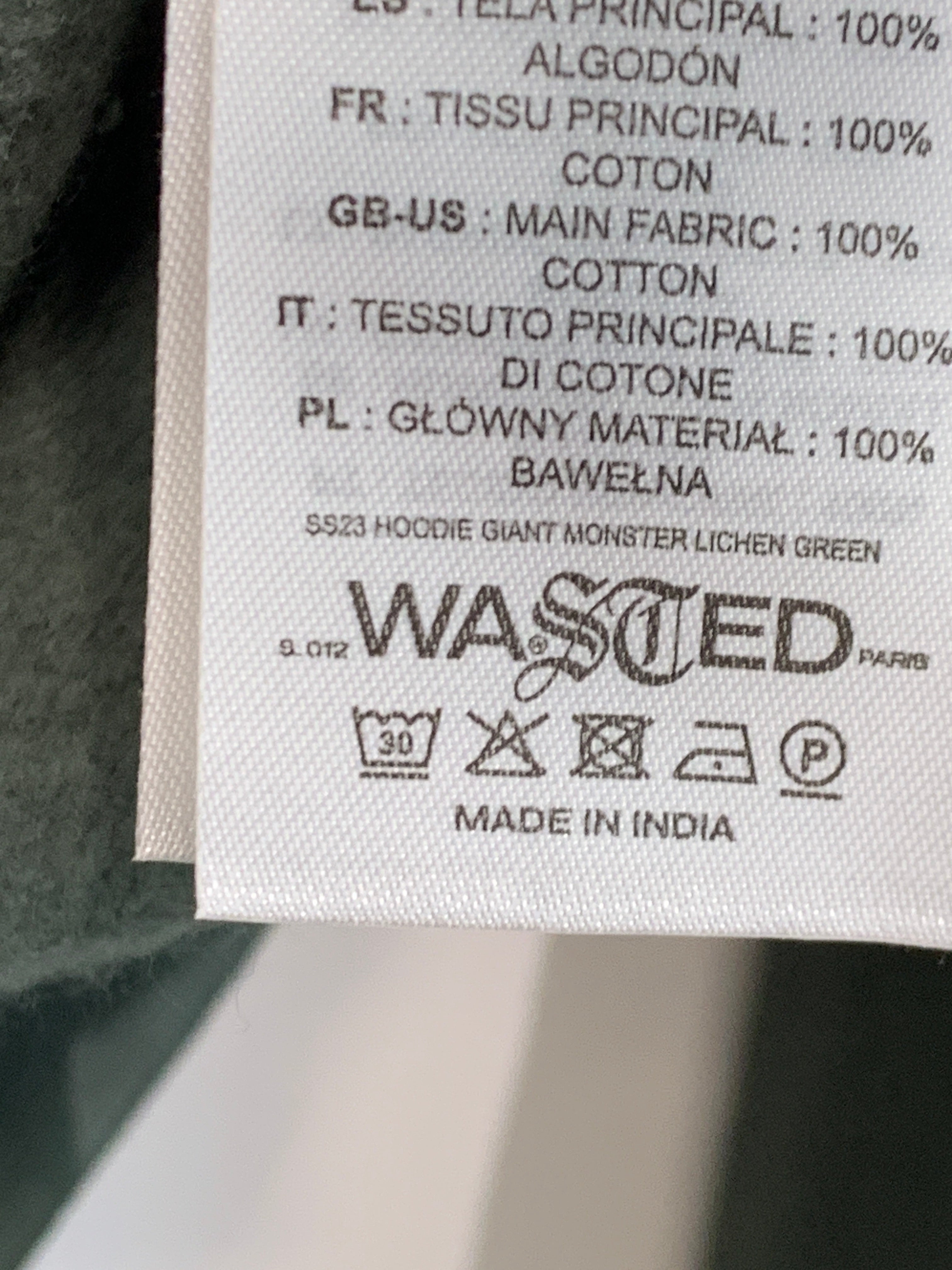 Wasted Hættetrøje