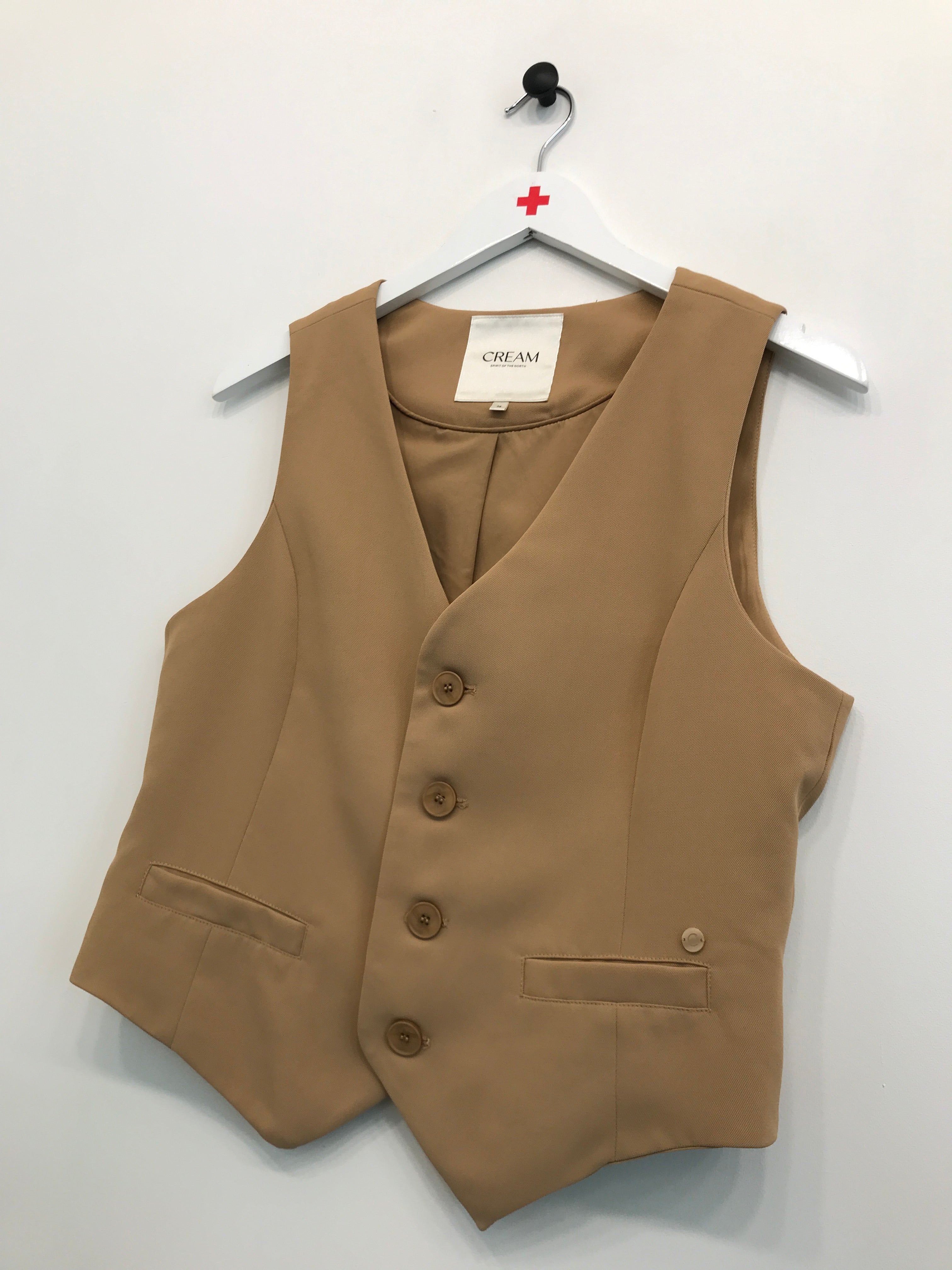Cream Vest