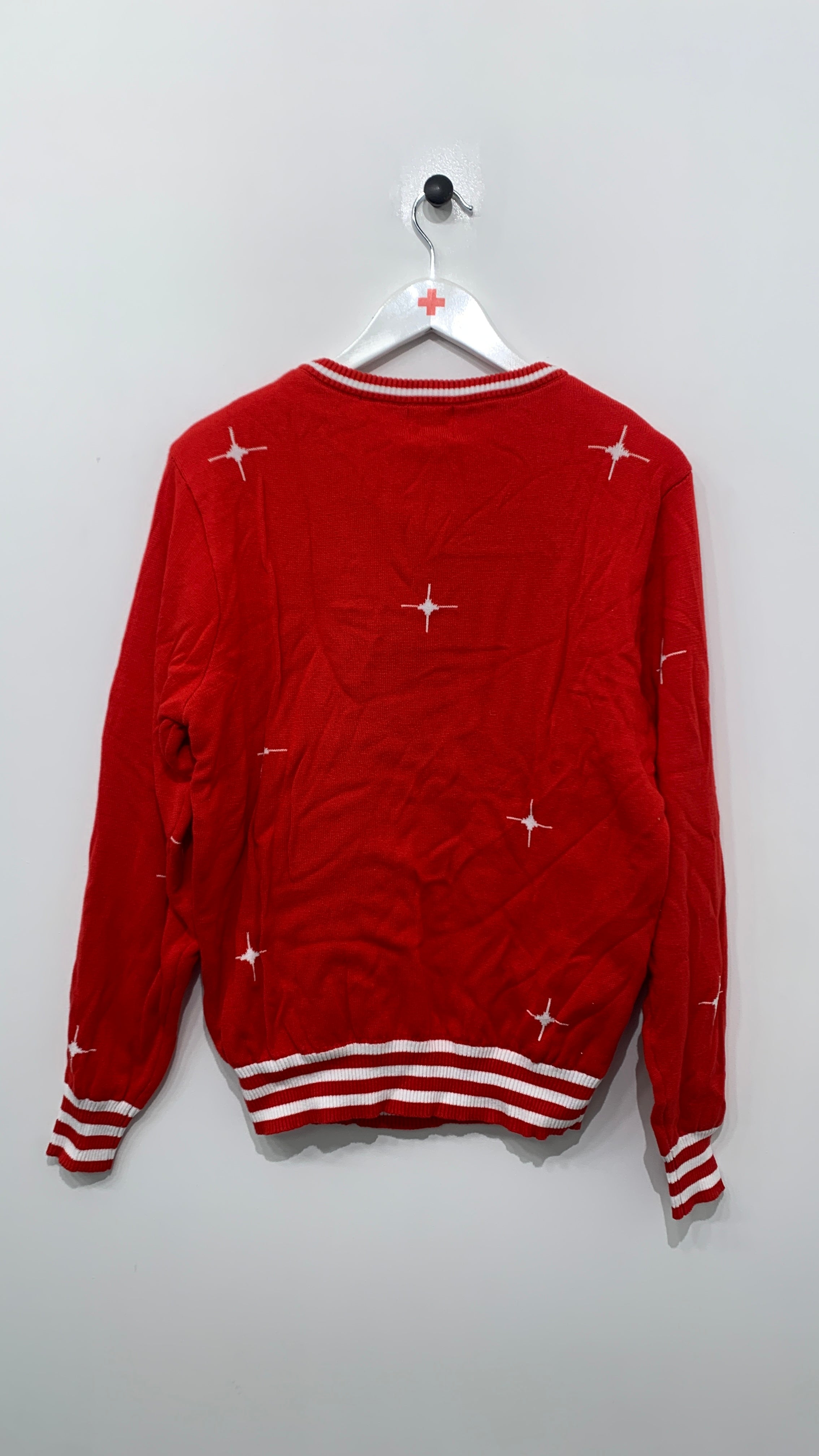 Rød Julesweater (M) (Aldrig brugt)