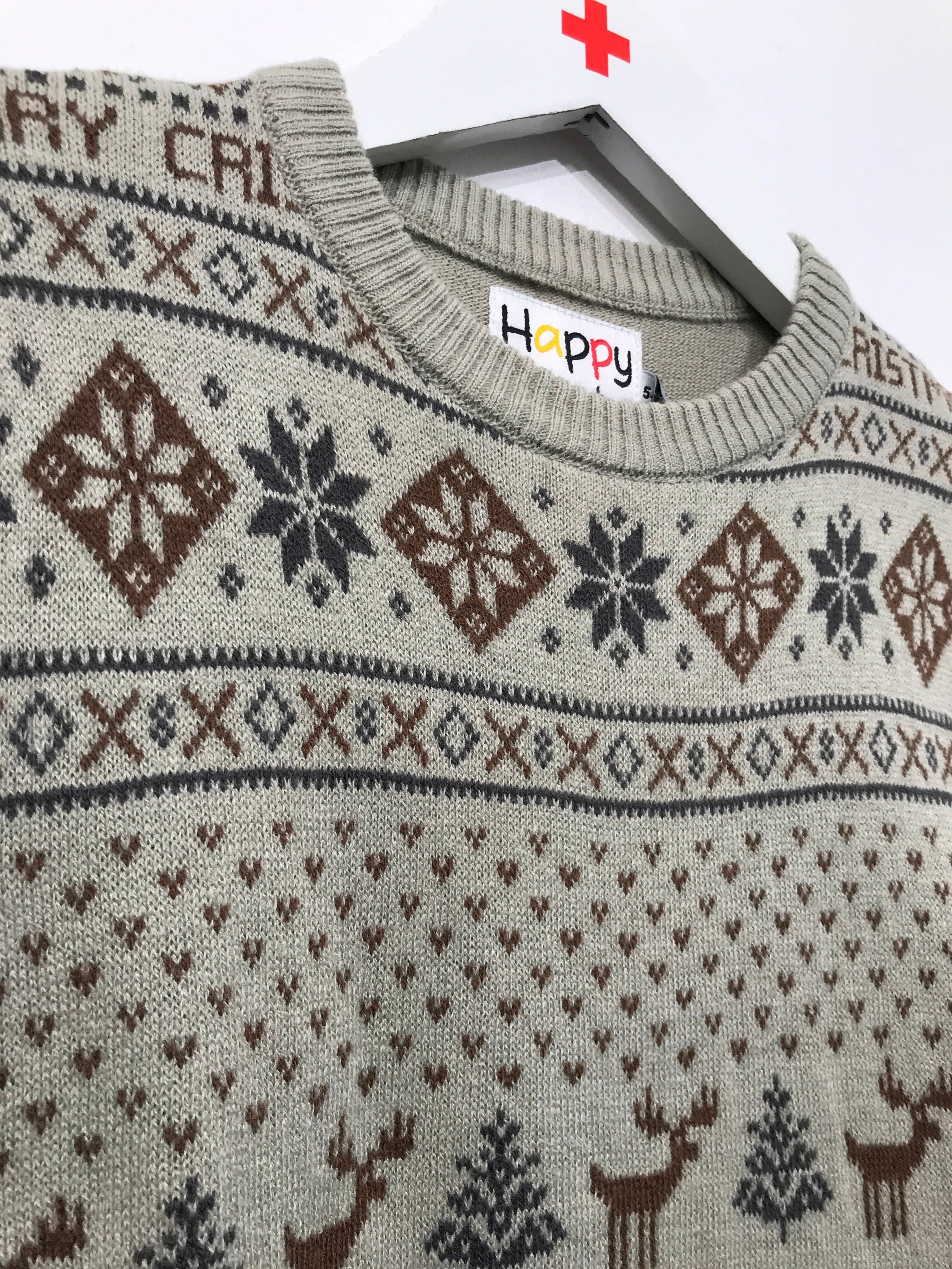 Happy Sweater Bluse