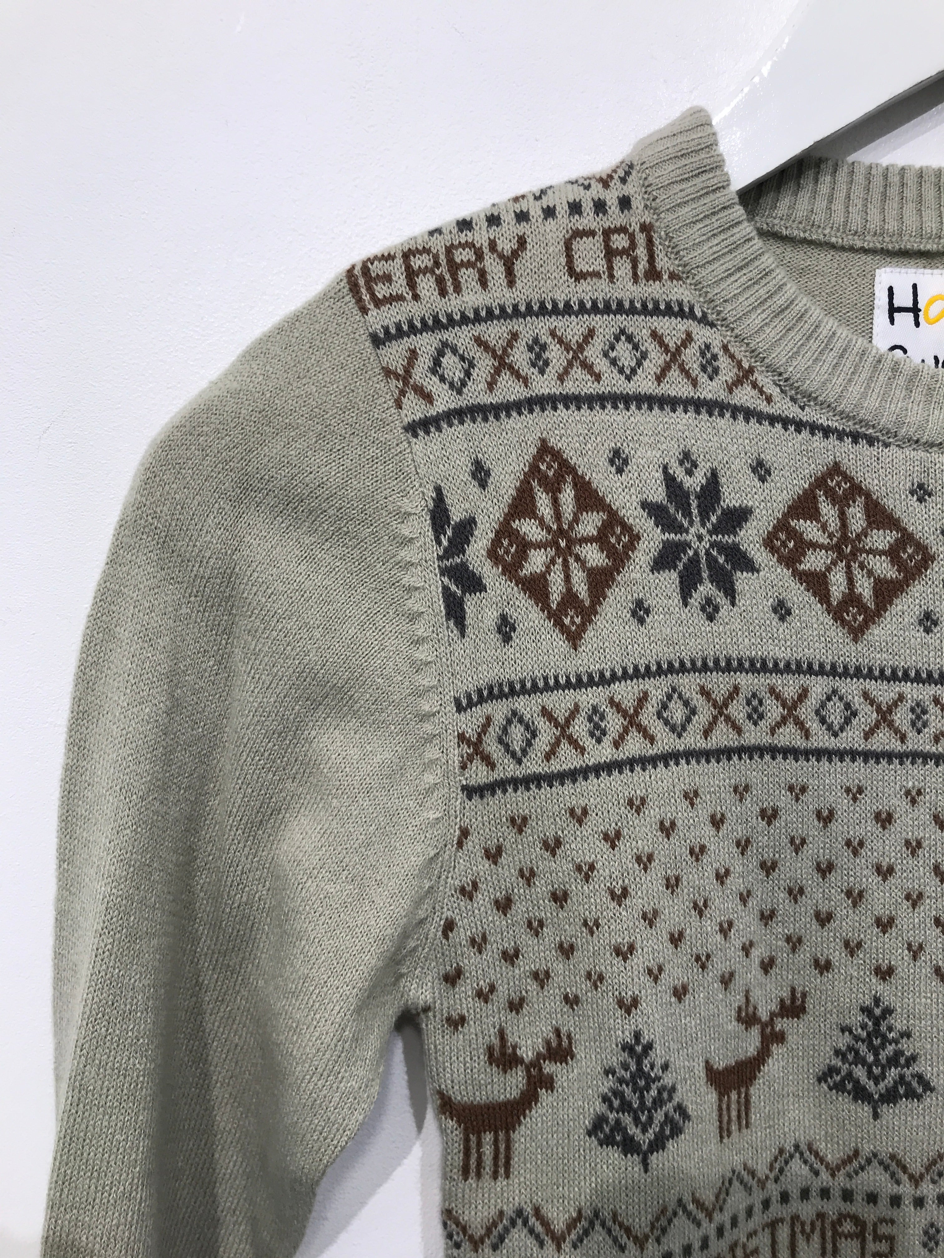 Happy Sweater Bluse