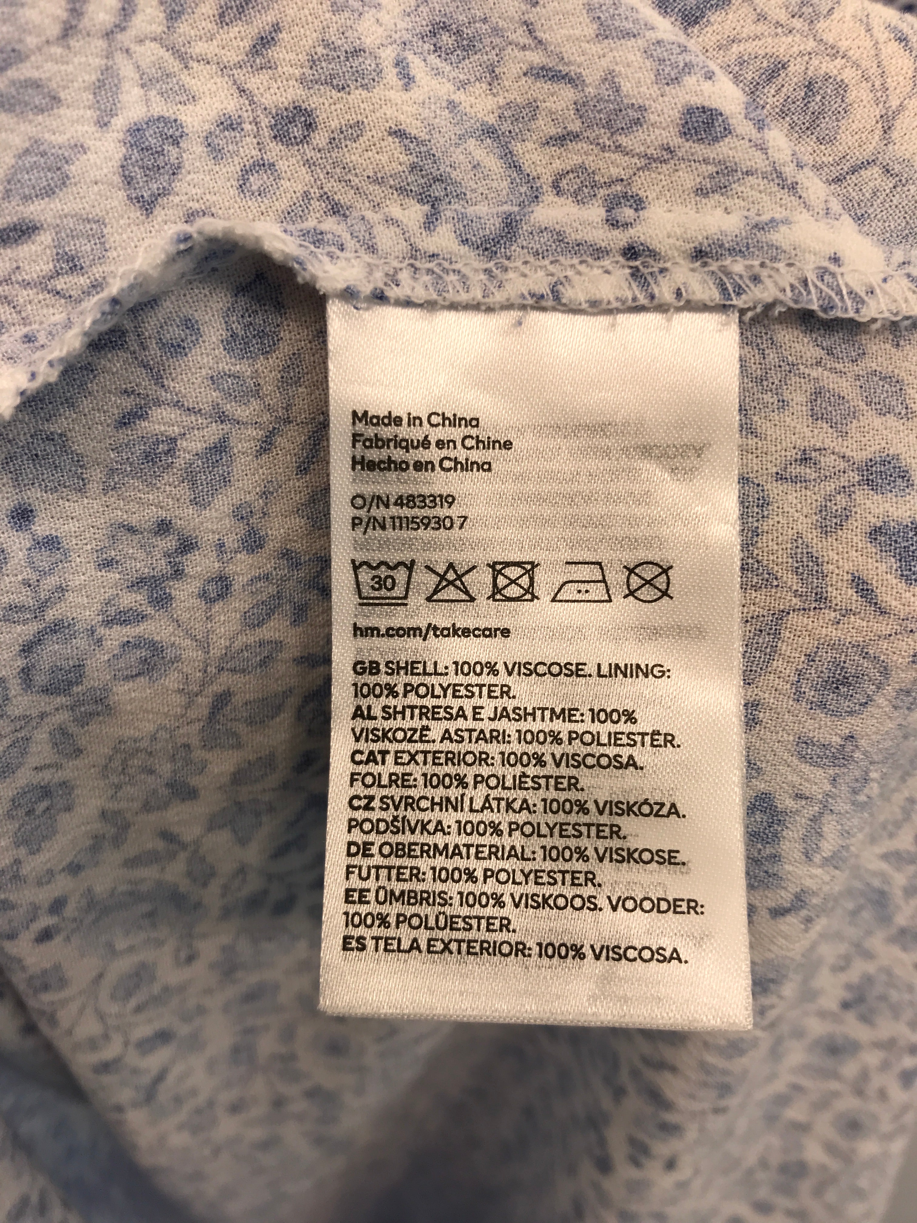 H&M ventekjole