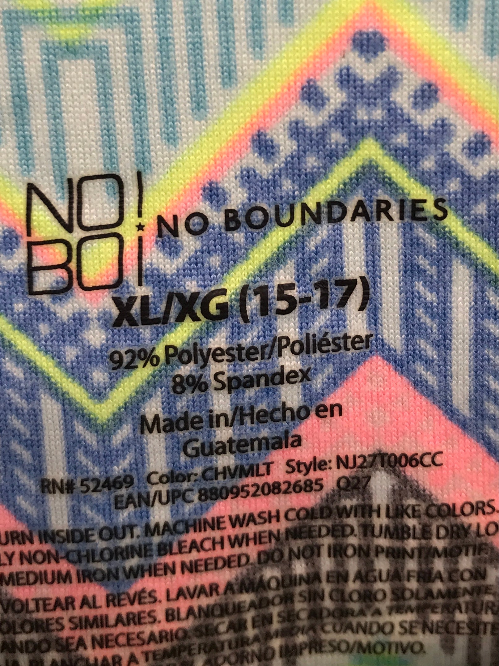 No Boundaries top