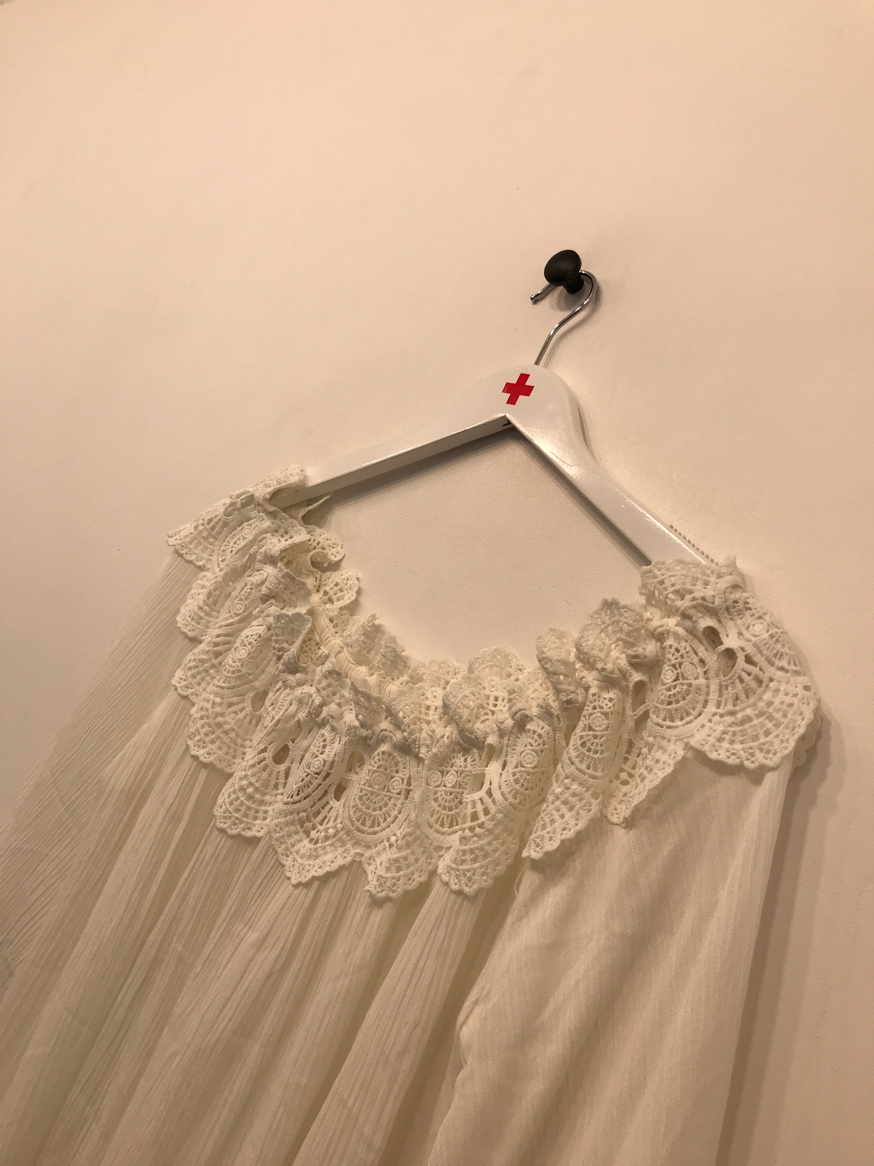 Cream Bluse