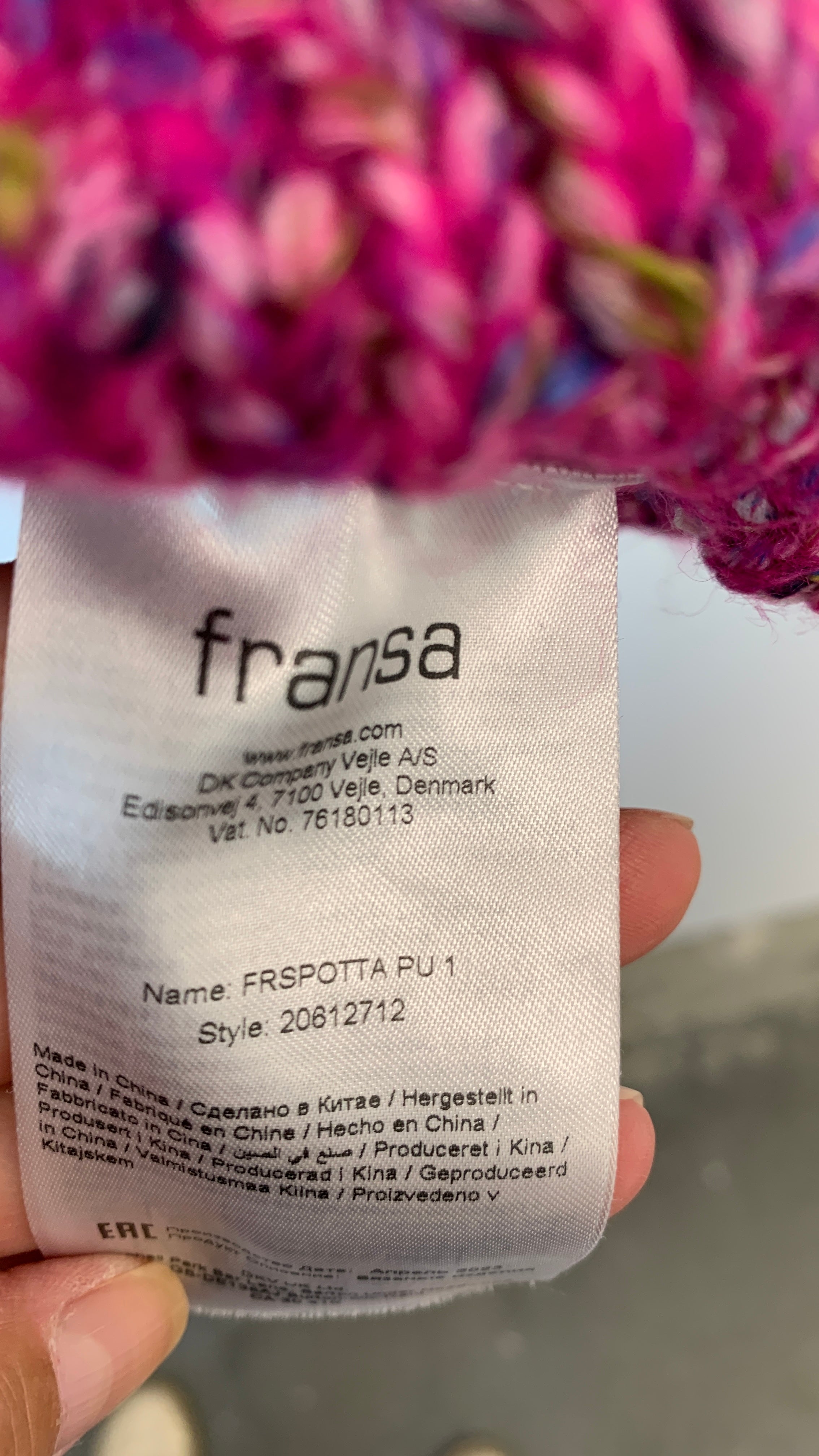 Fransa Strik Bluse