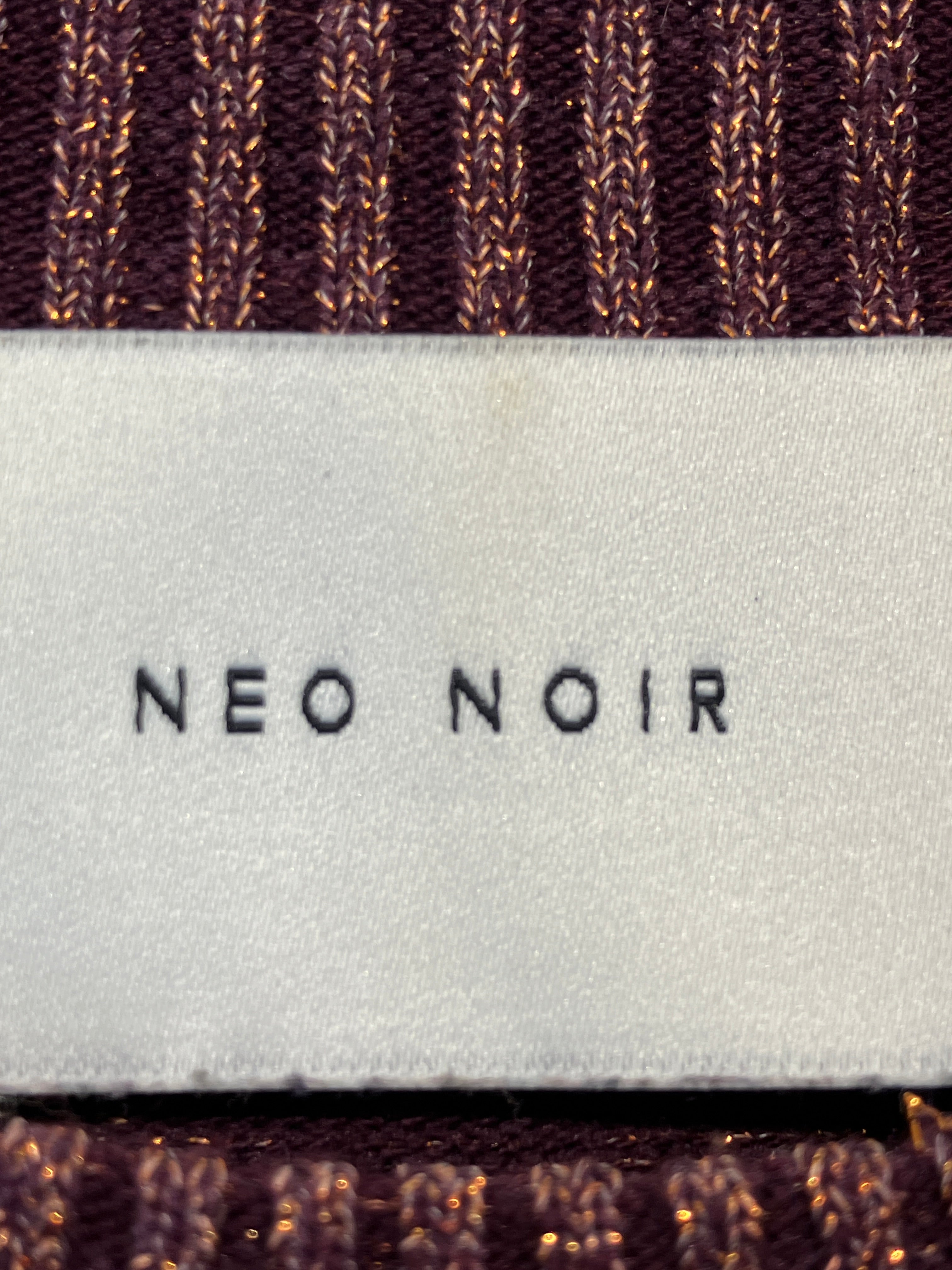 Neo Noir Strik Bluse