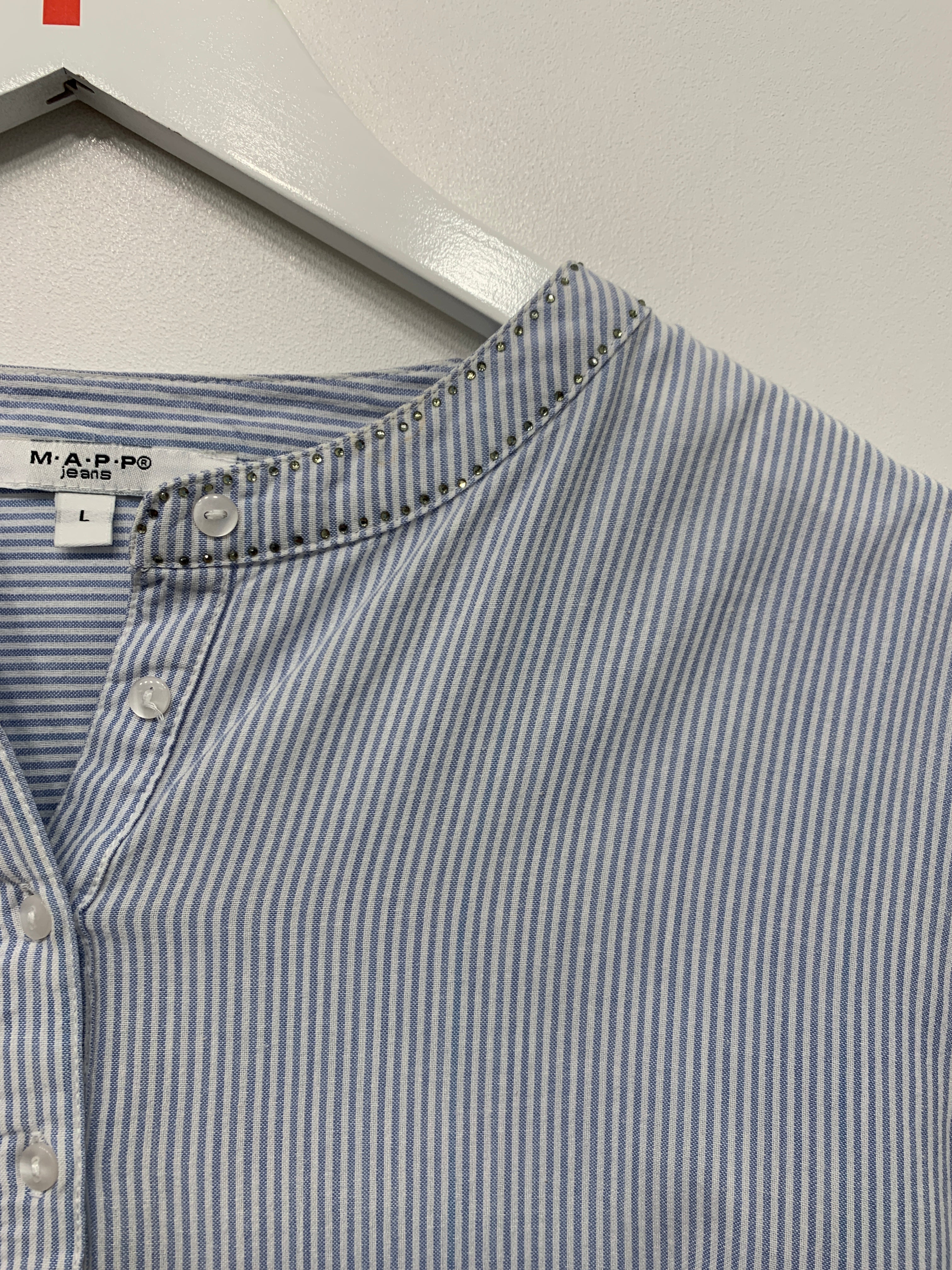 MAPP Jeans Skjortebluse