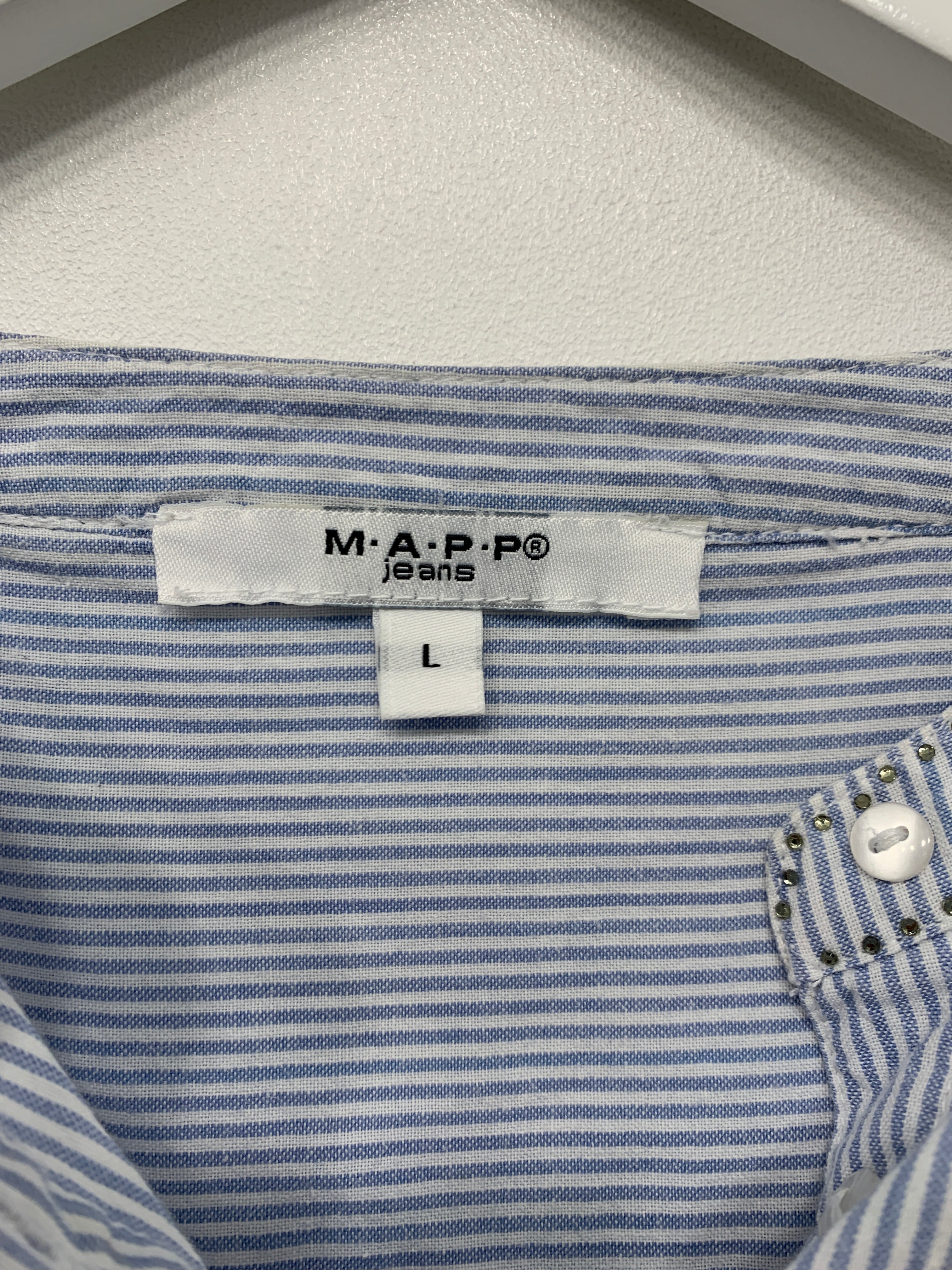 MAPP Jeans Skjortebluse