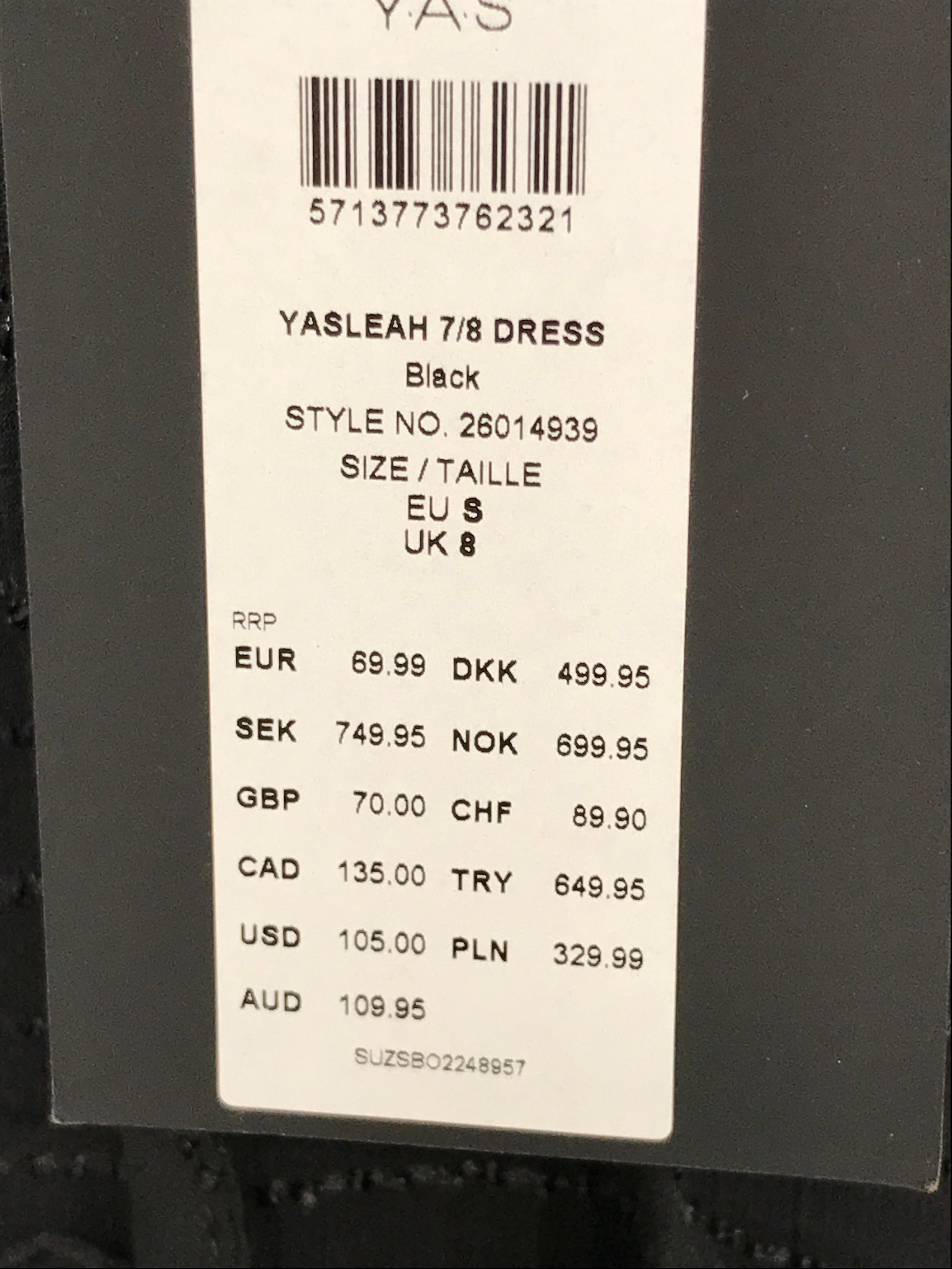 Y.A.S Kjole