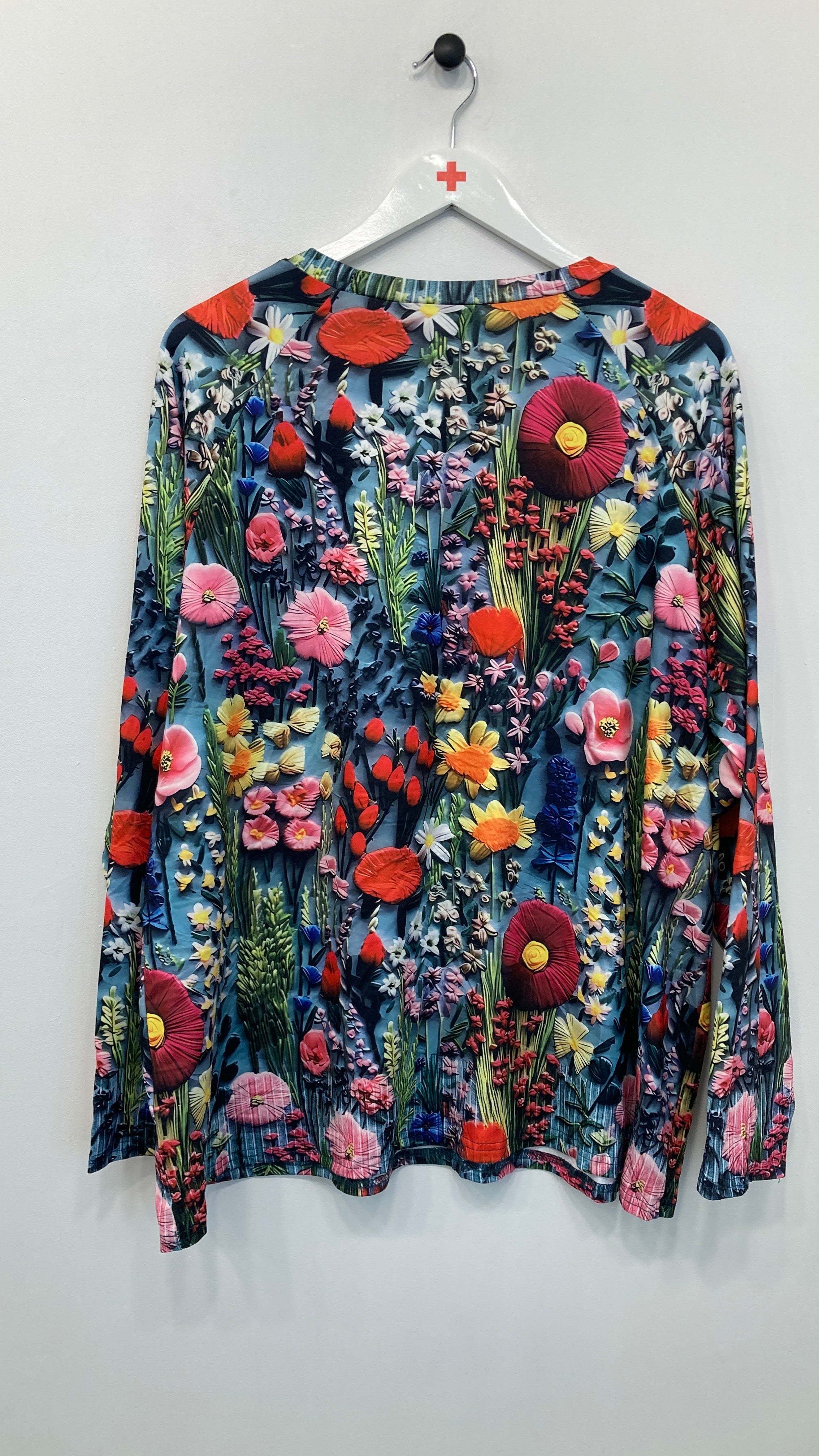 Blomstret Bluse