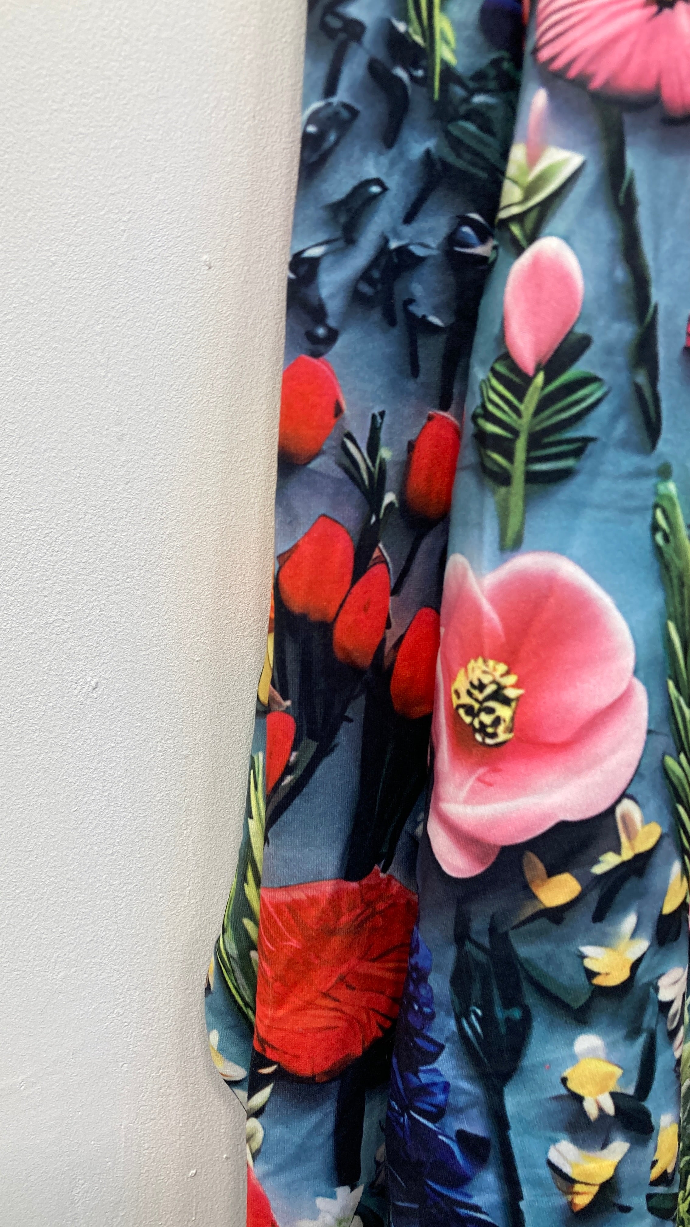 Blomstret Bluse