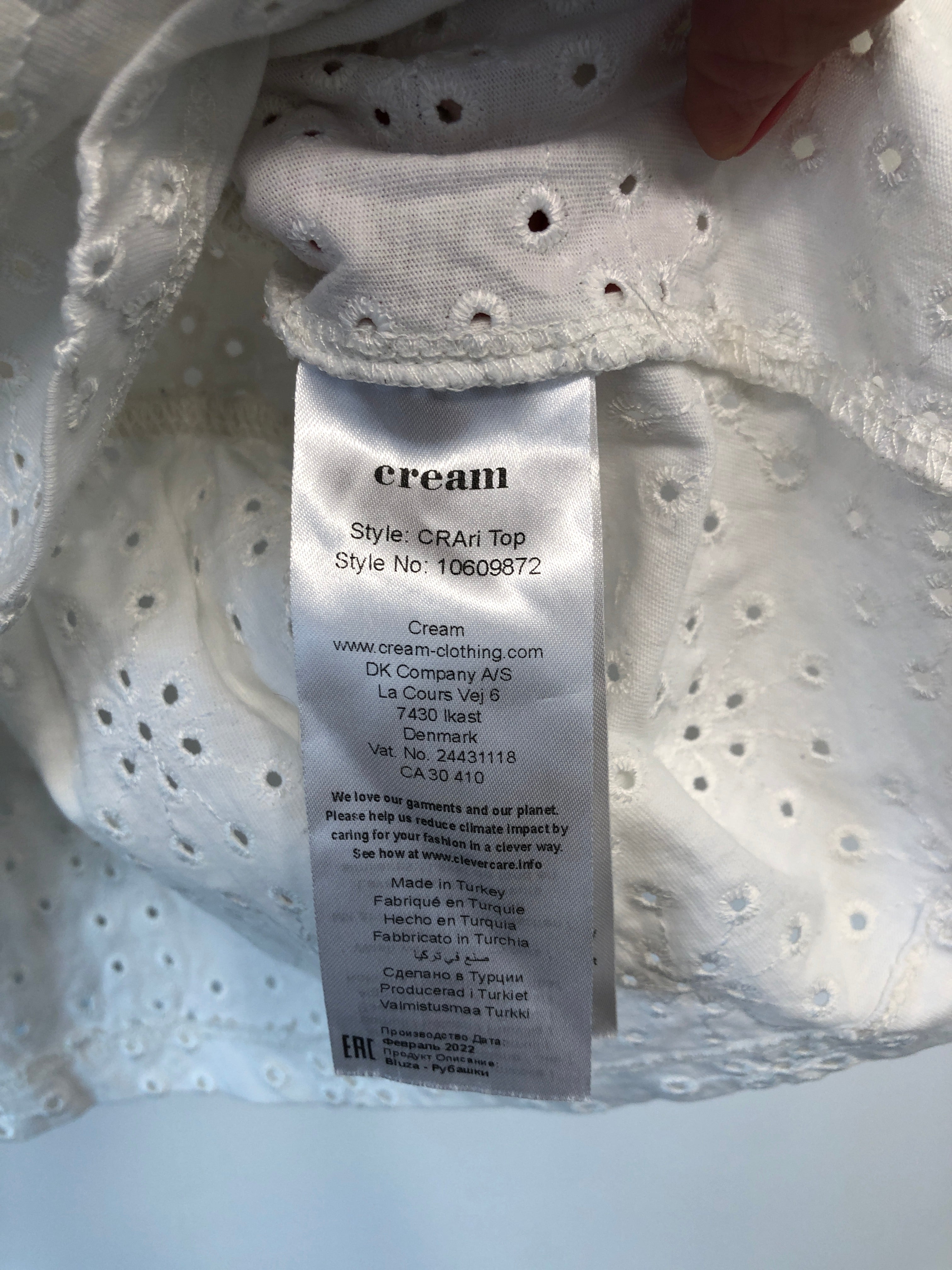 Cream T-shirt