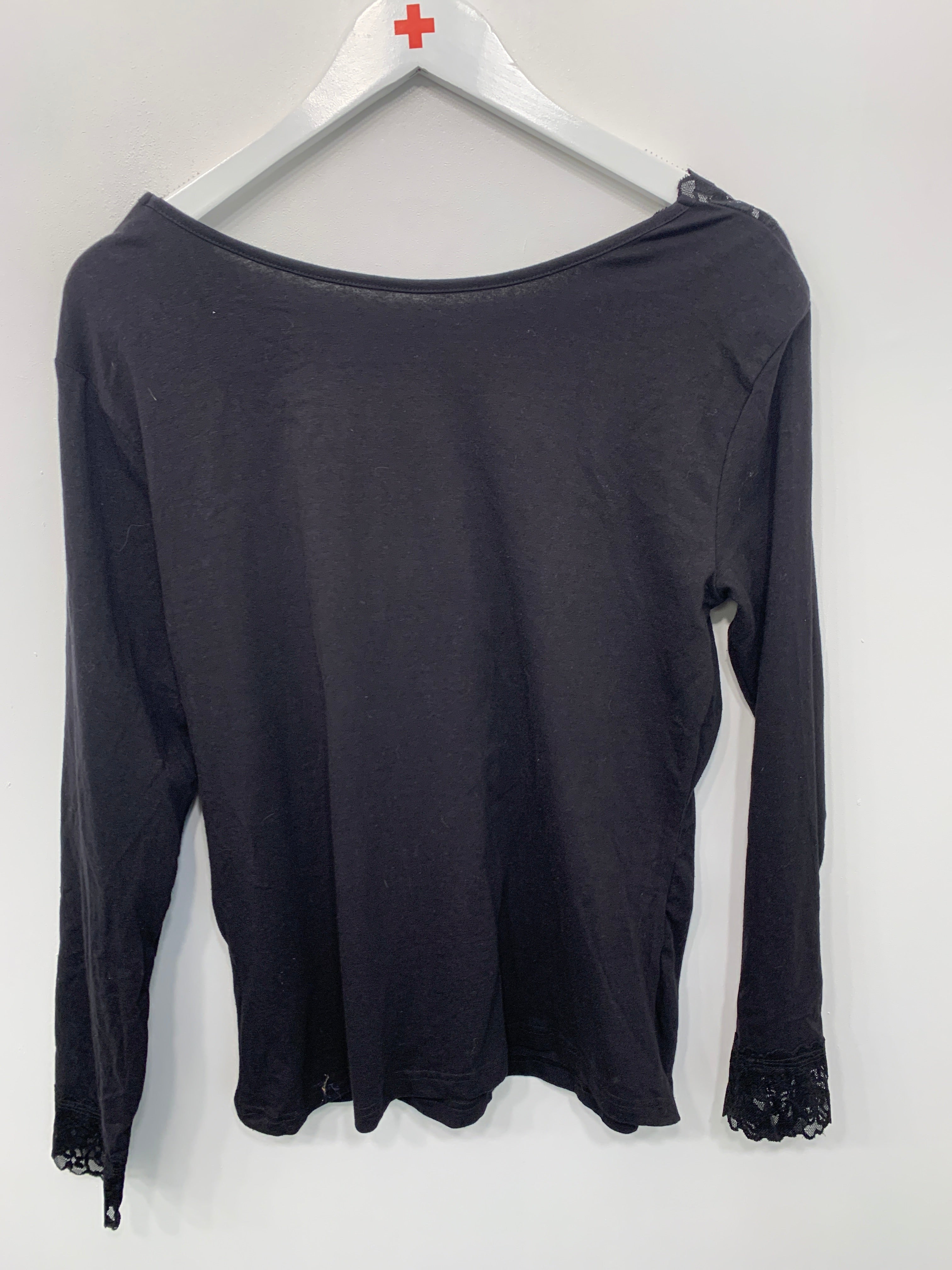 Contrast Bluse