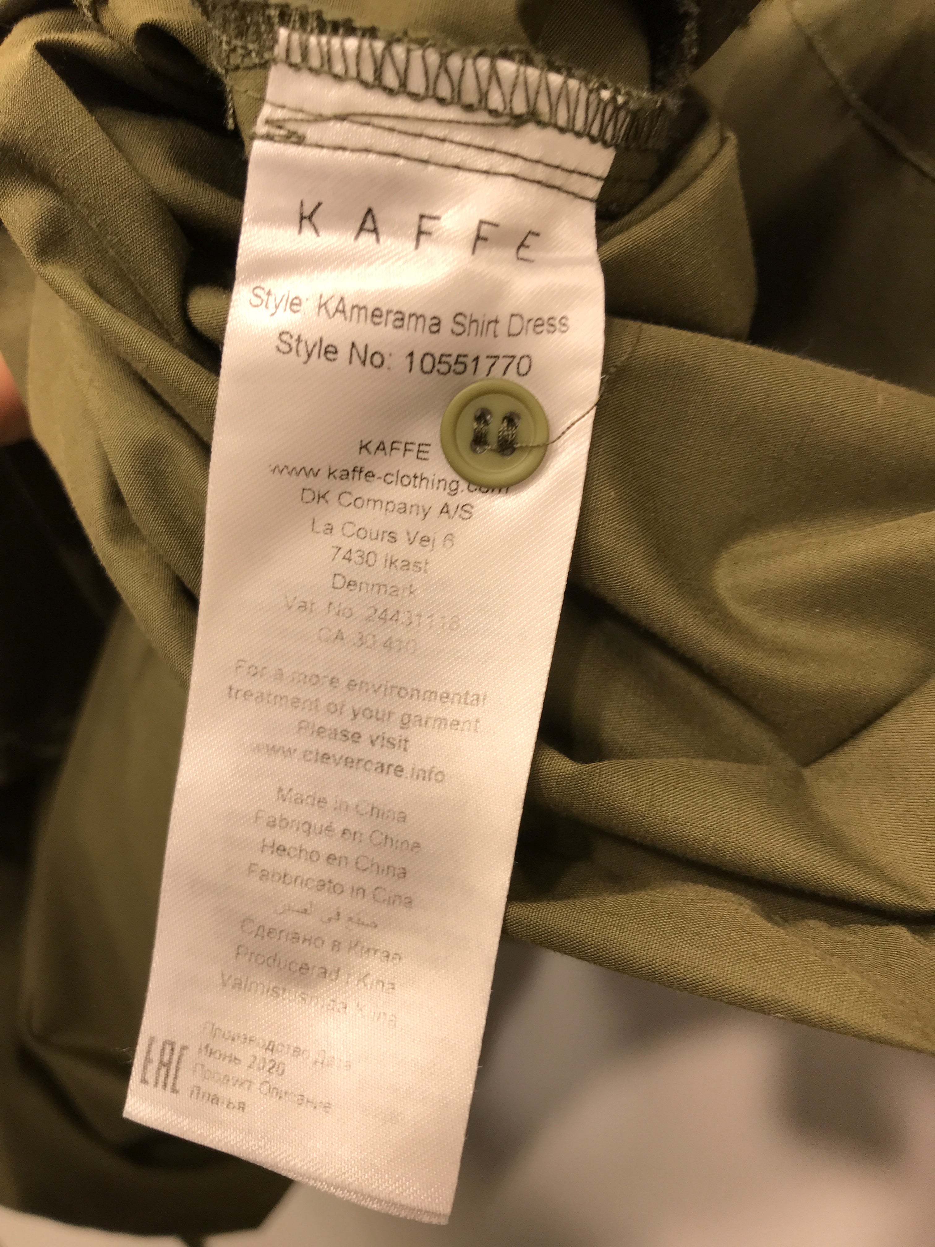 Kaffe Kjole