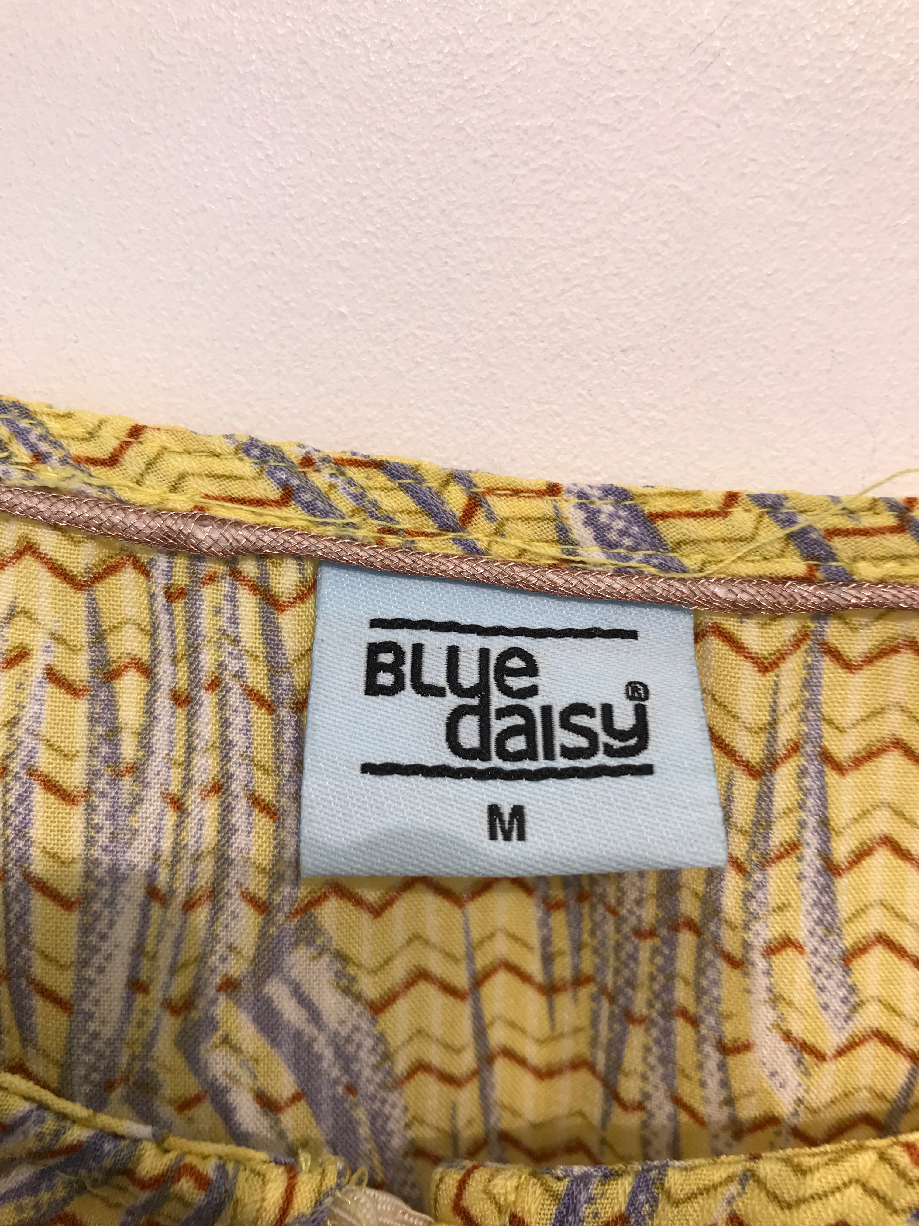 Blue Daisy Bluse
