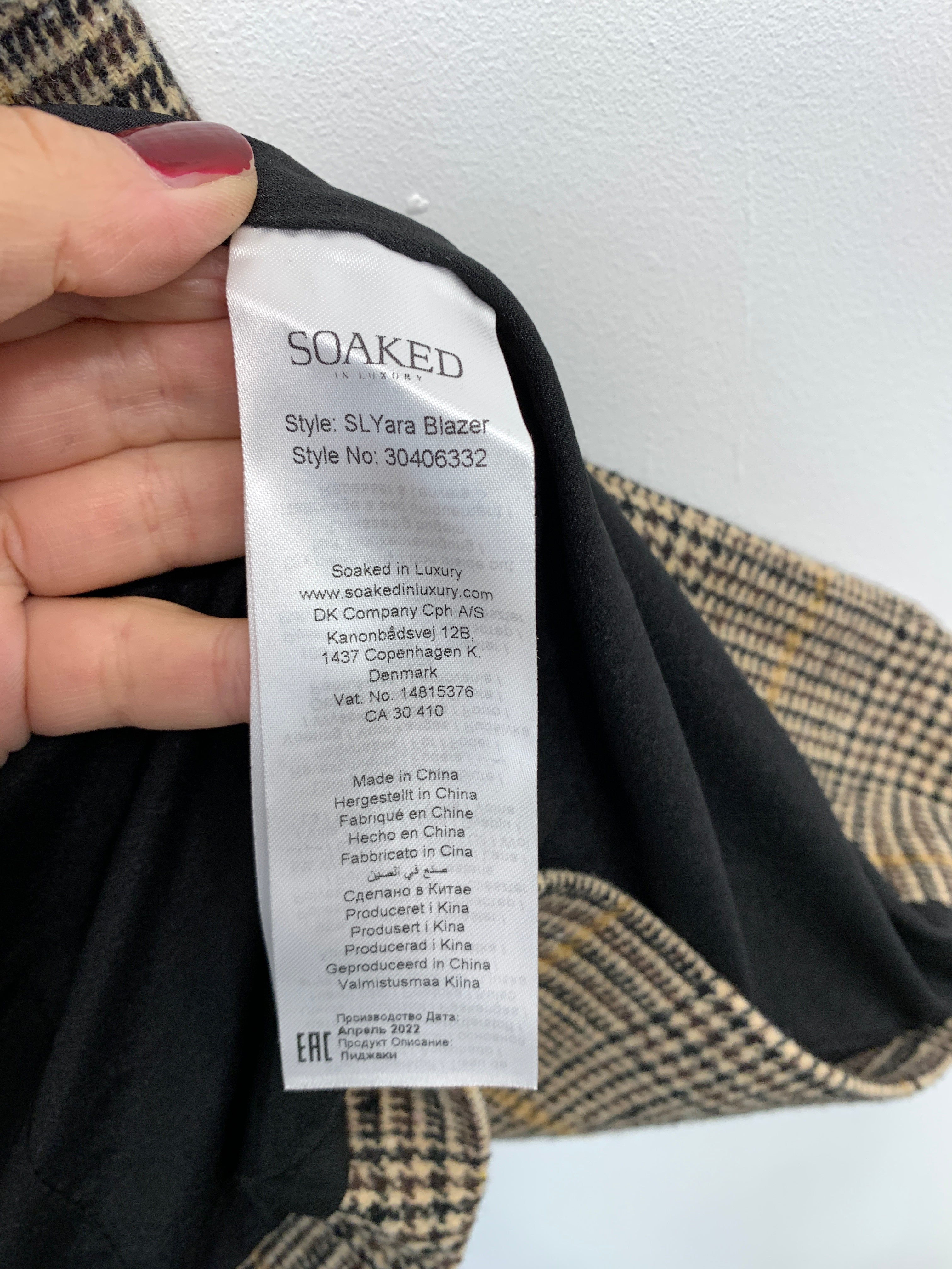 Soaked Blazer