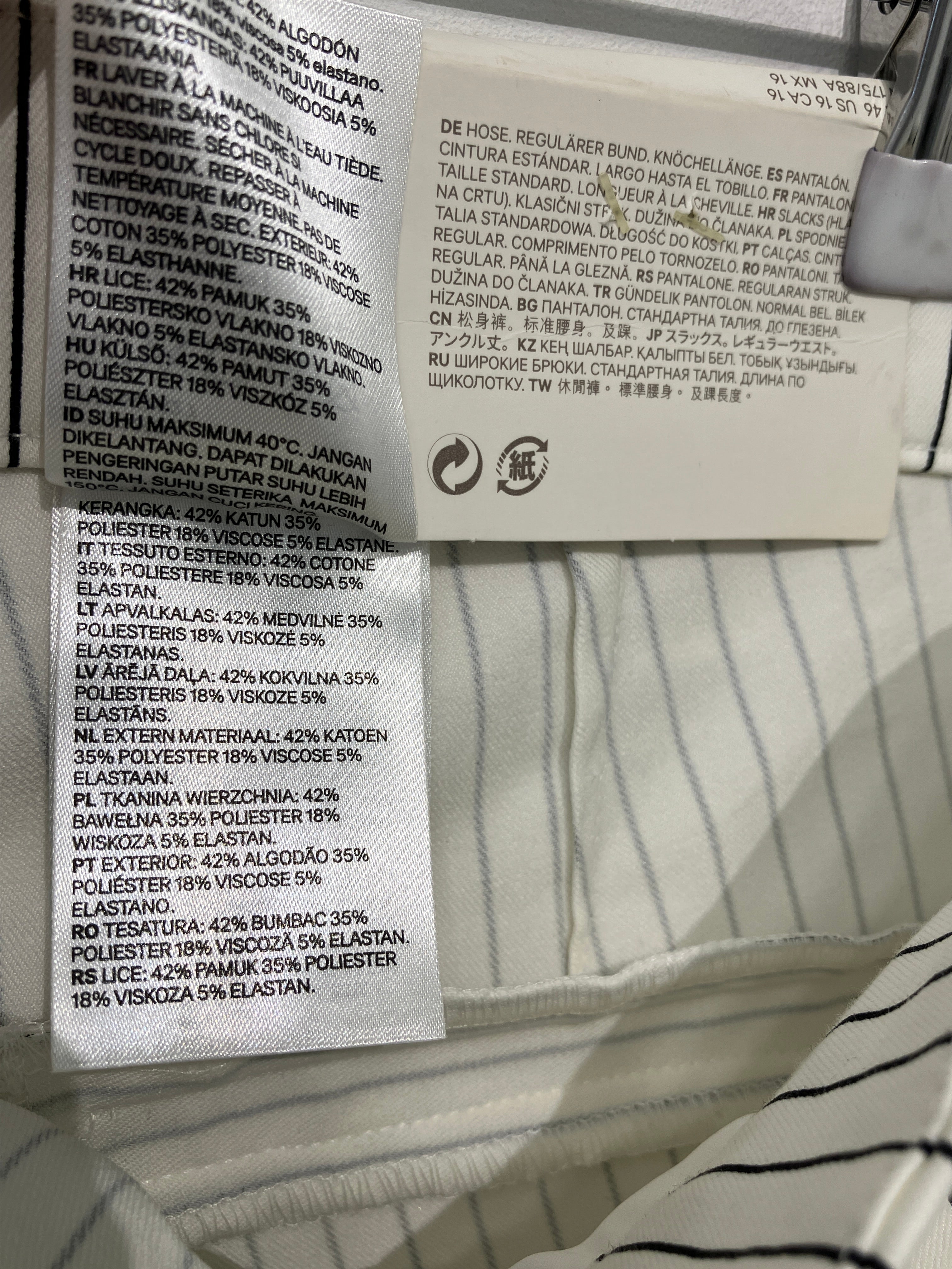 H&M bukser