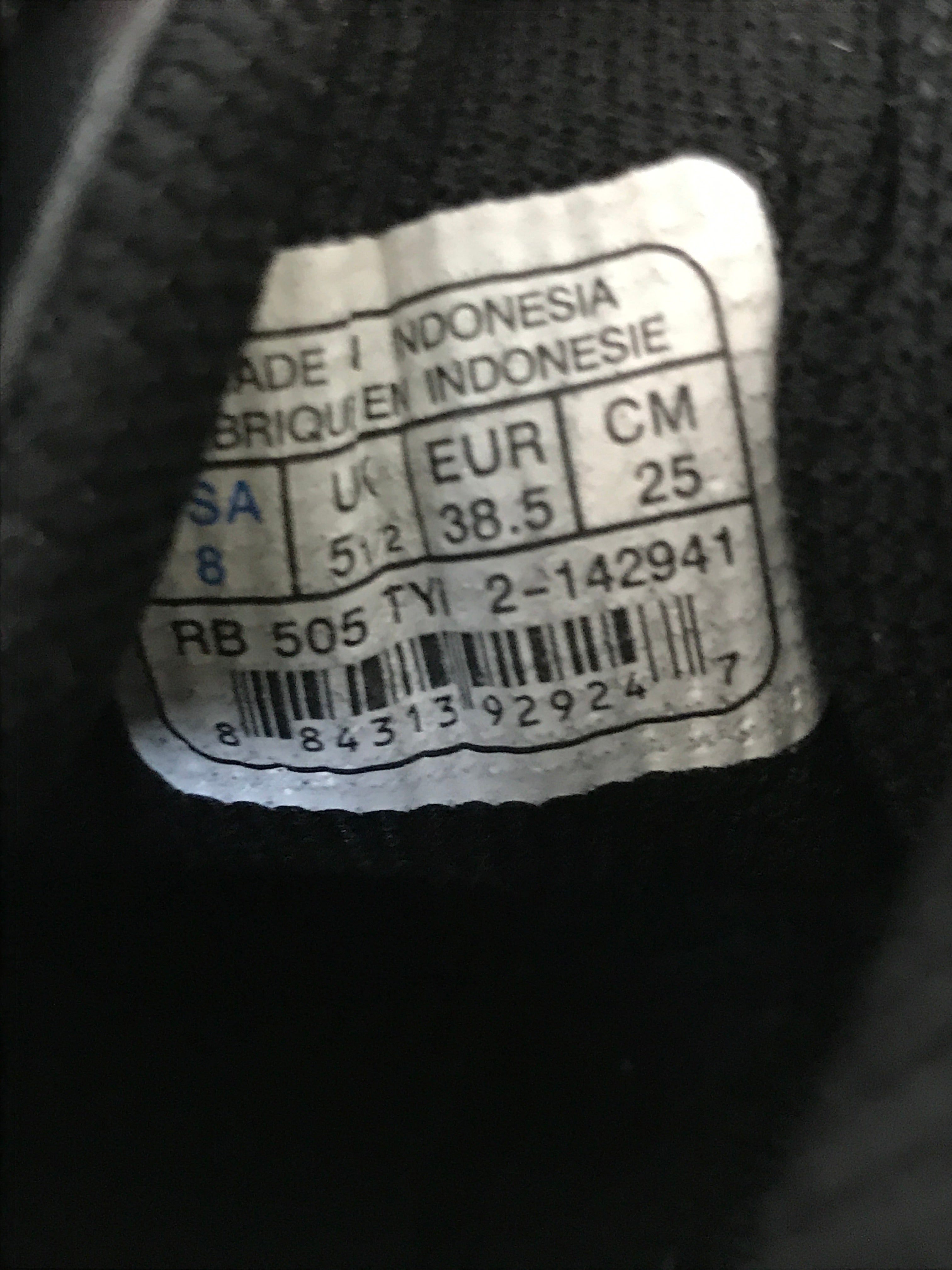 Reebok Sko