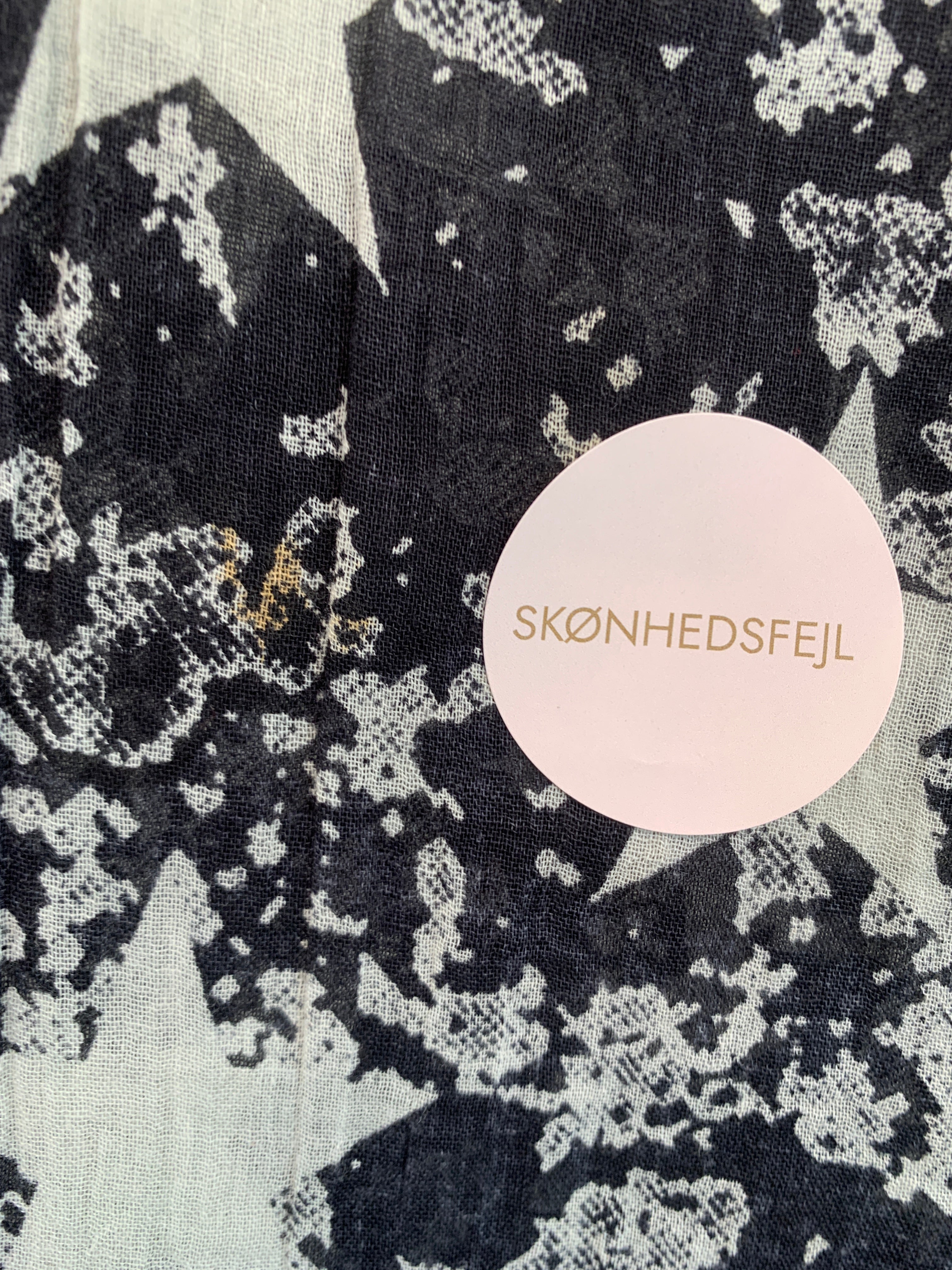 Black Colour Tørklæde