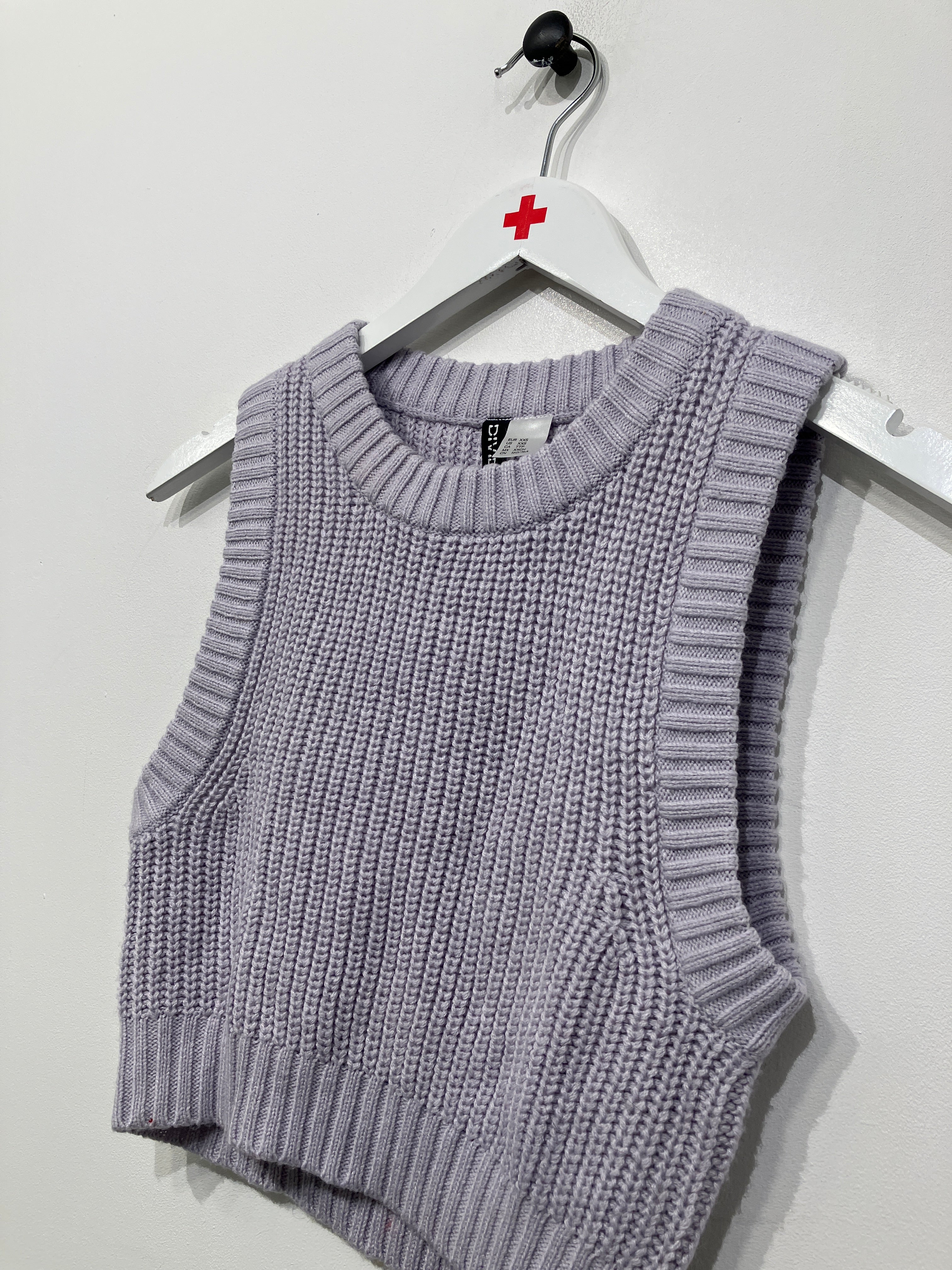 Divided Strik Bluse