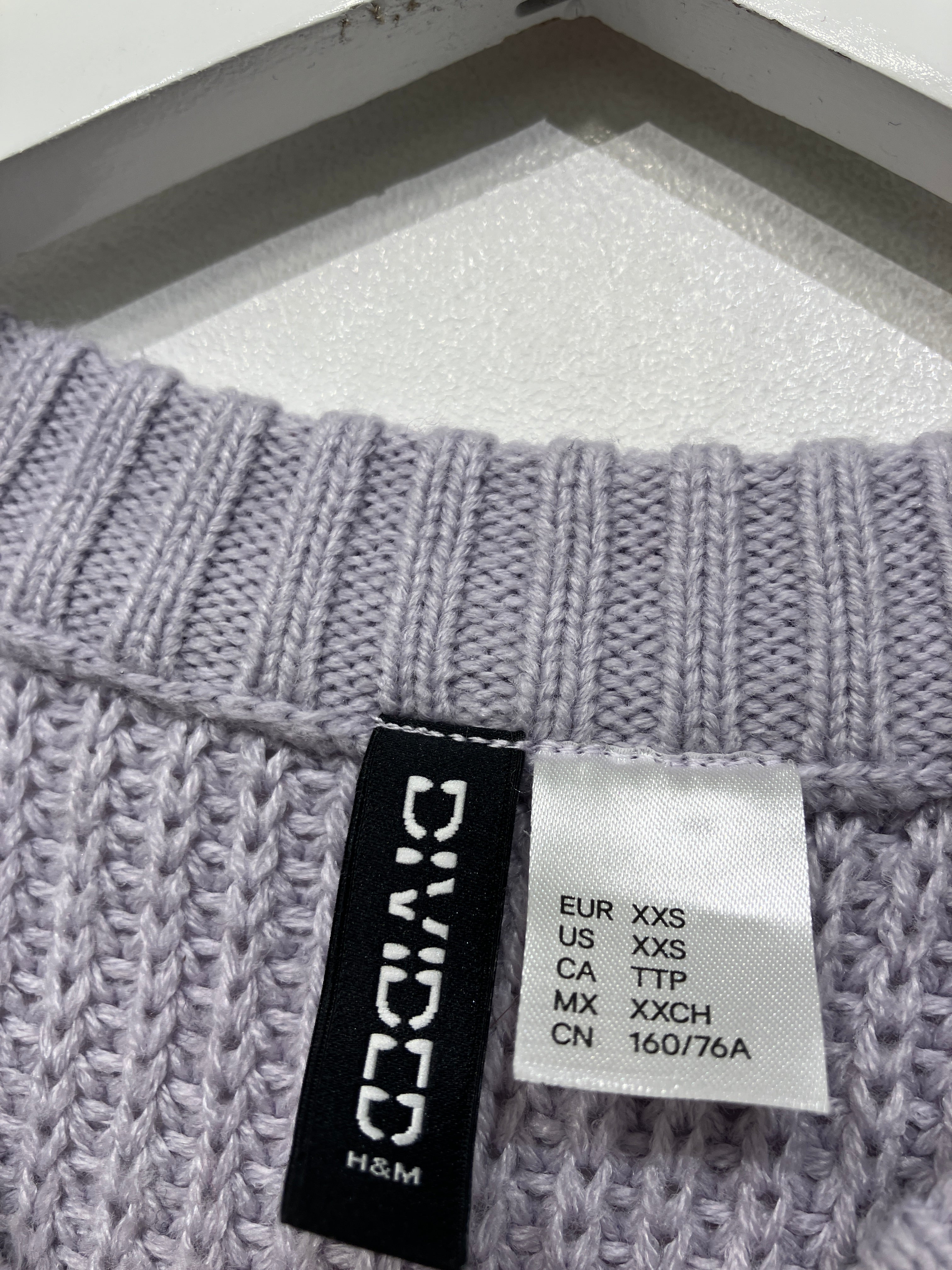 Divided Strik Bluse