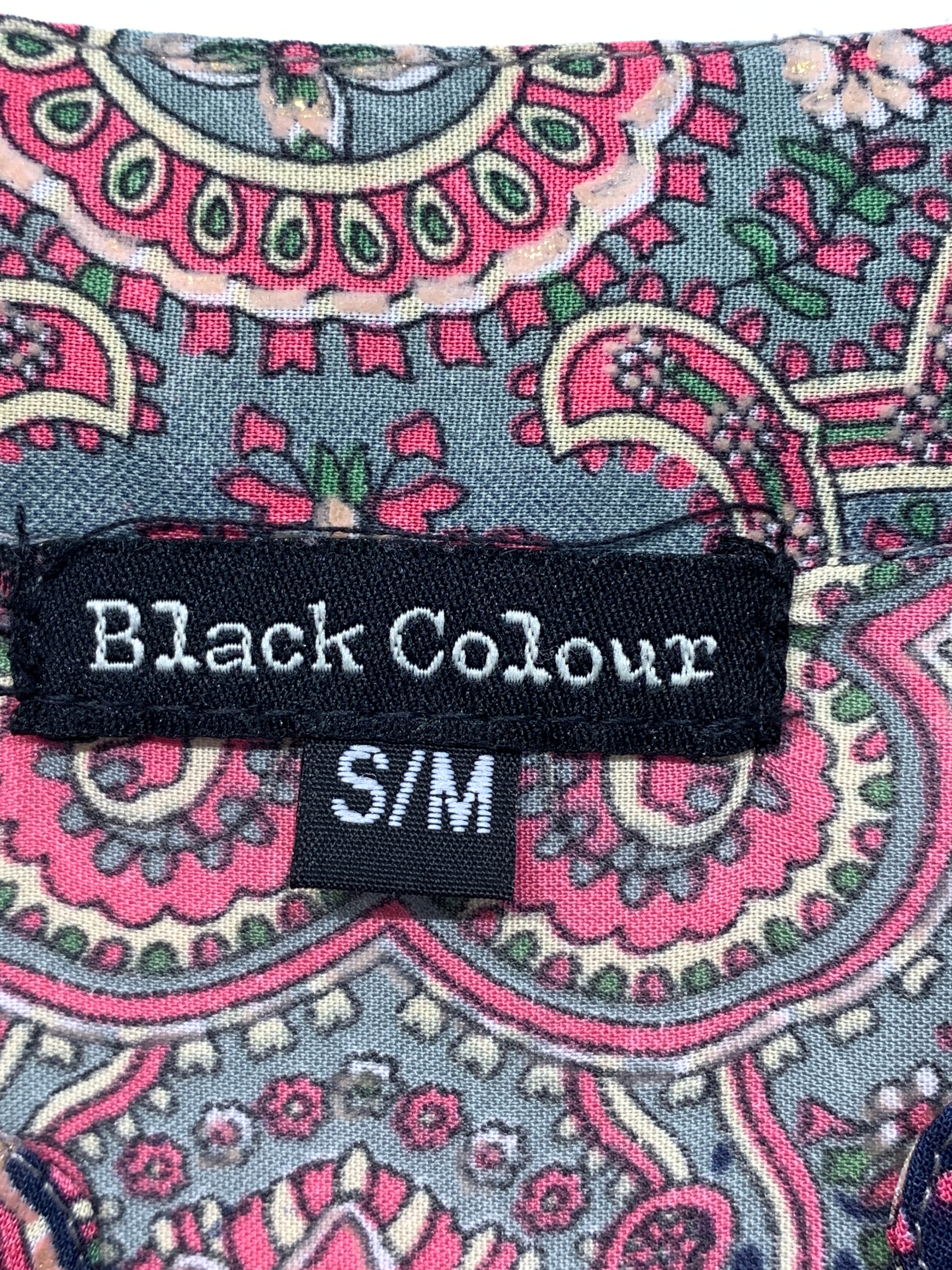 Black Colour Kjole