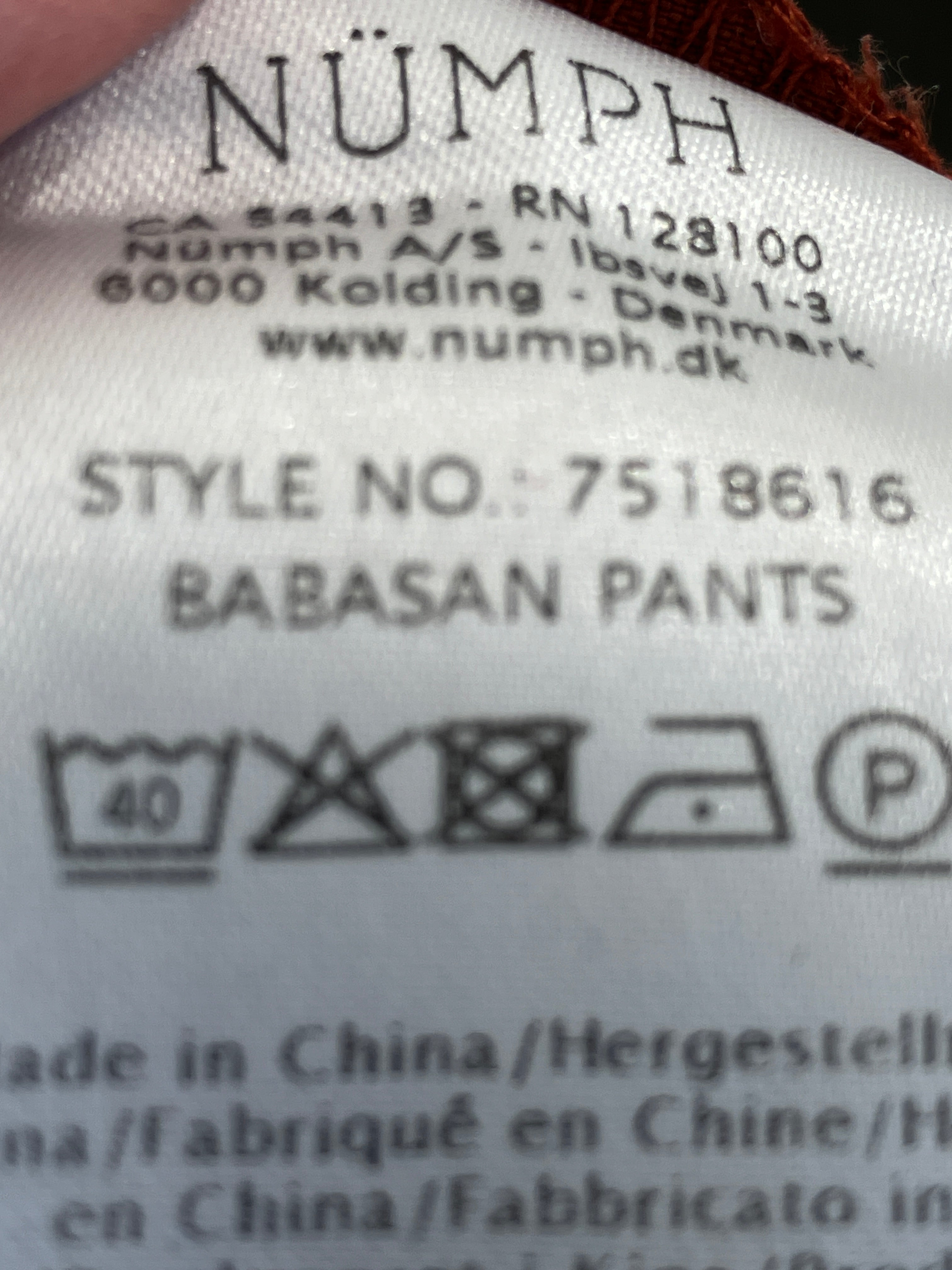 Nümph Bukser