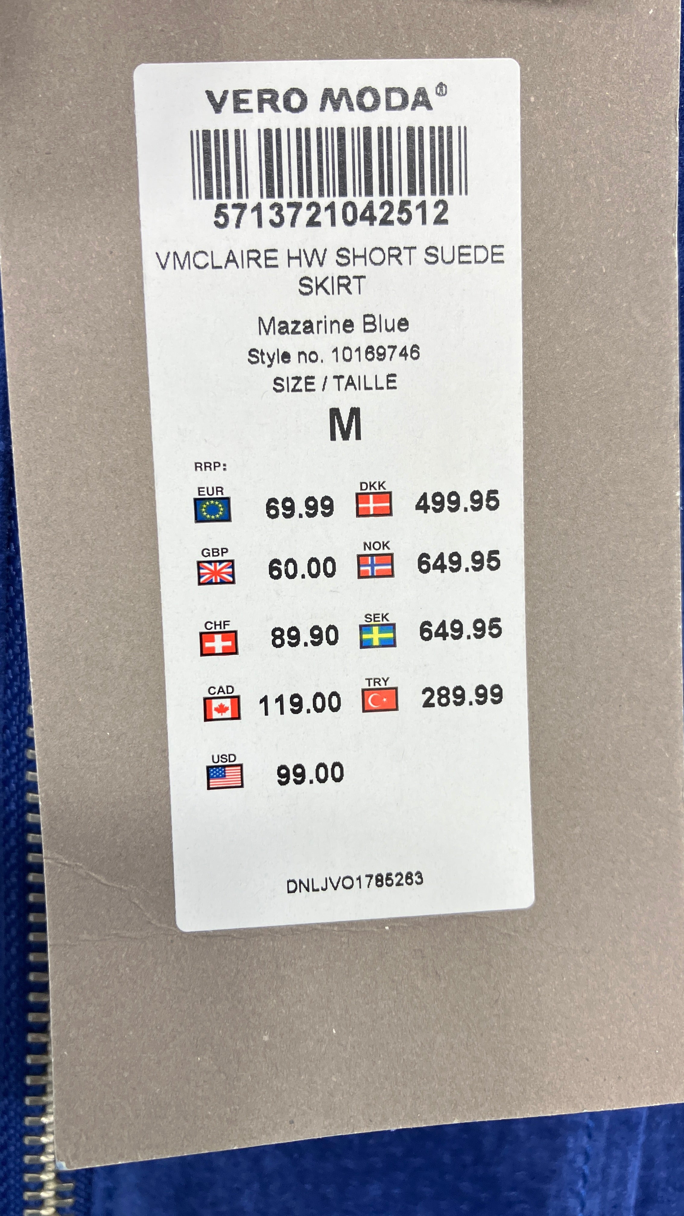 Vero Moda Ruskindsnederdel