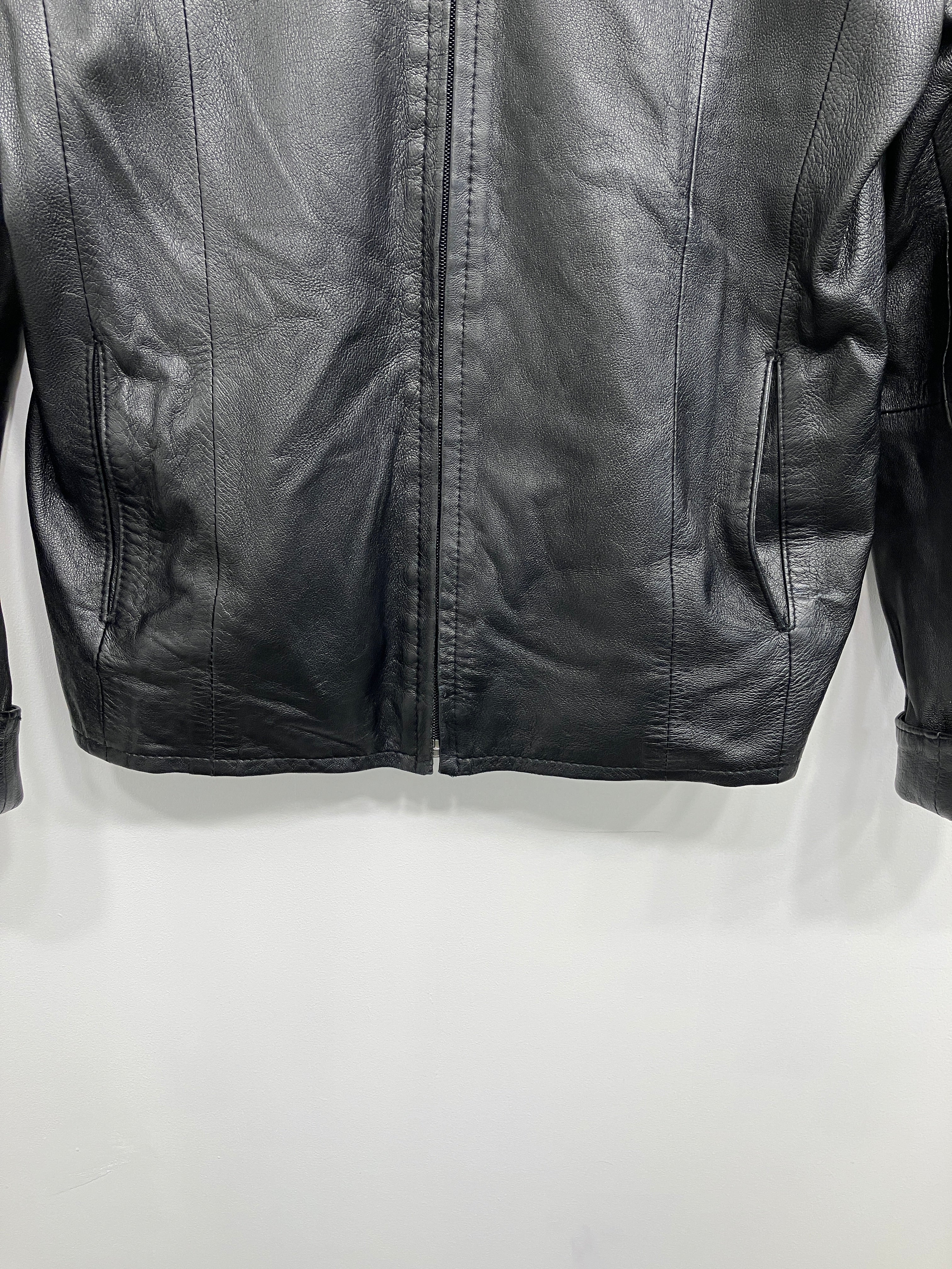 Broch Leather Jakke