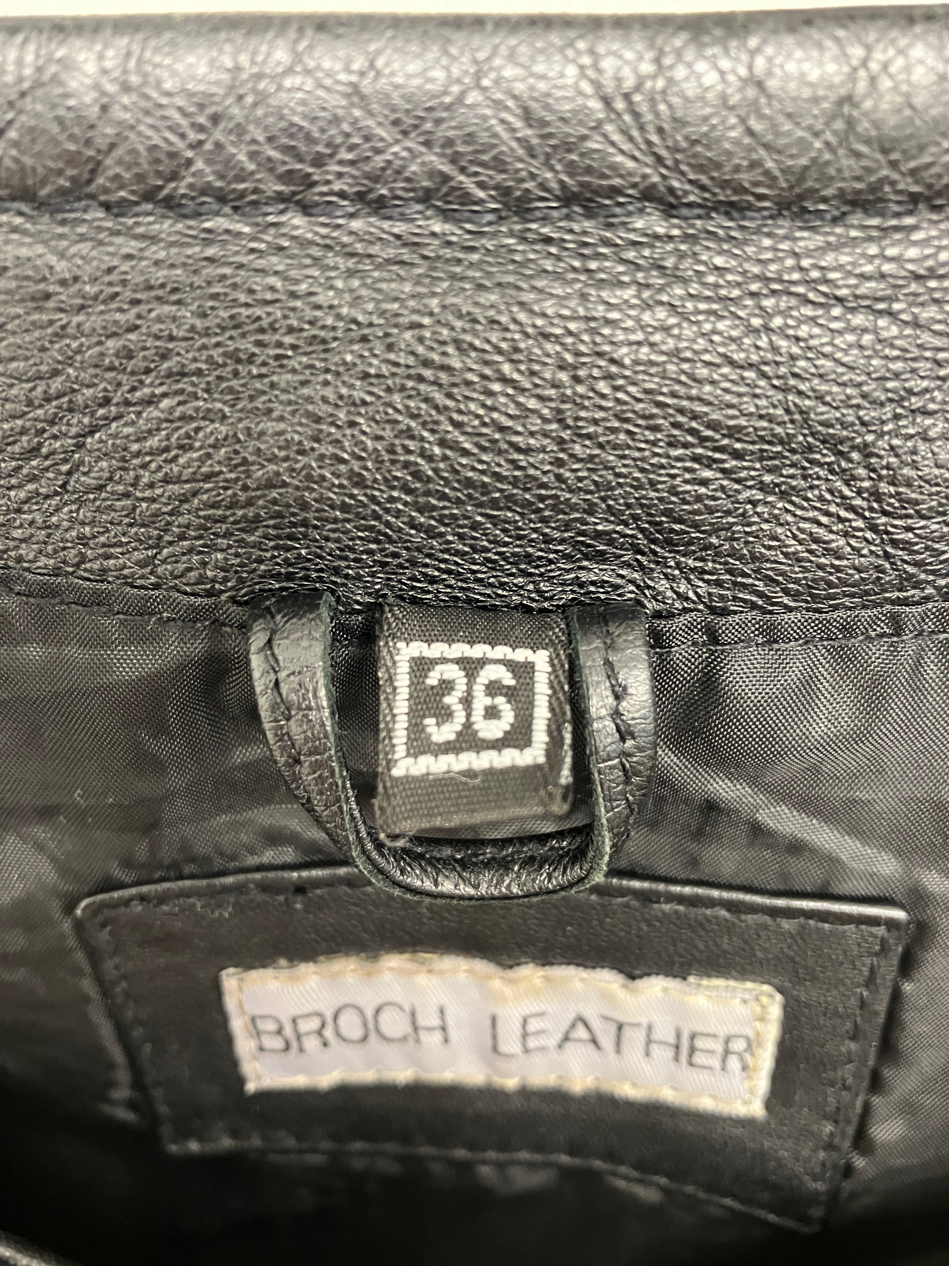Broch Leather Jakke