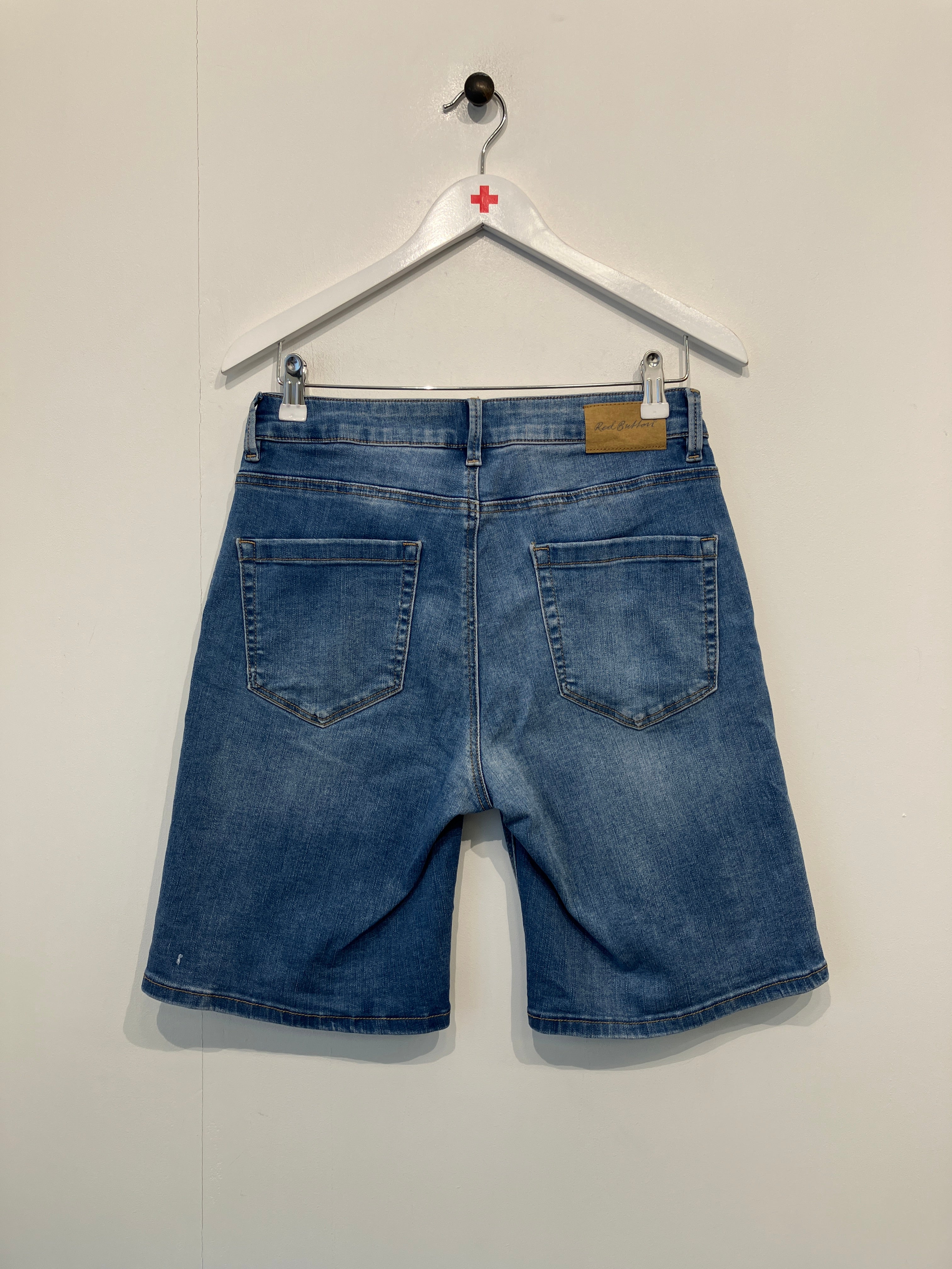 Red Button Shorts