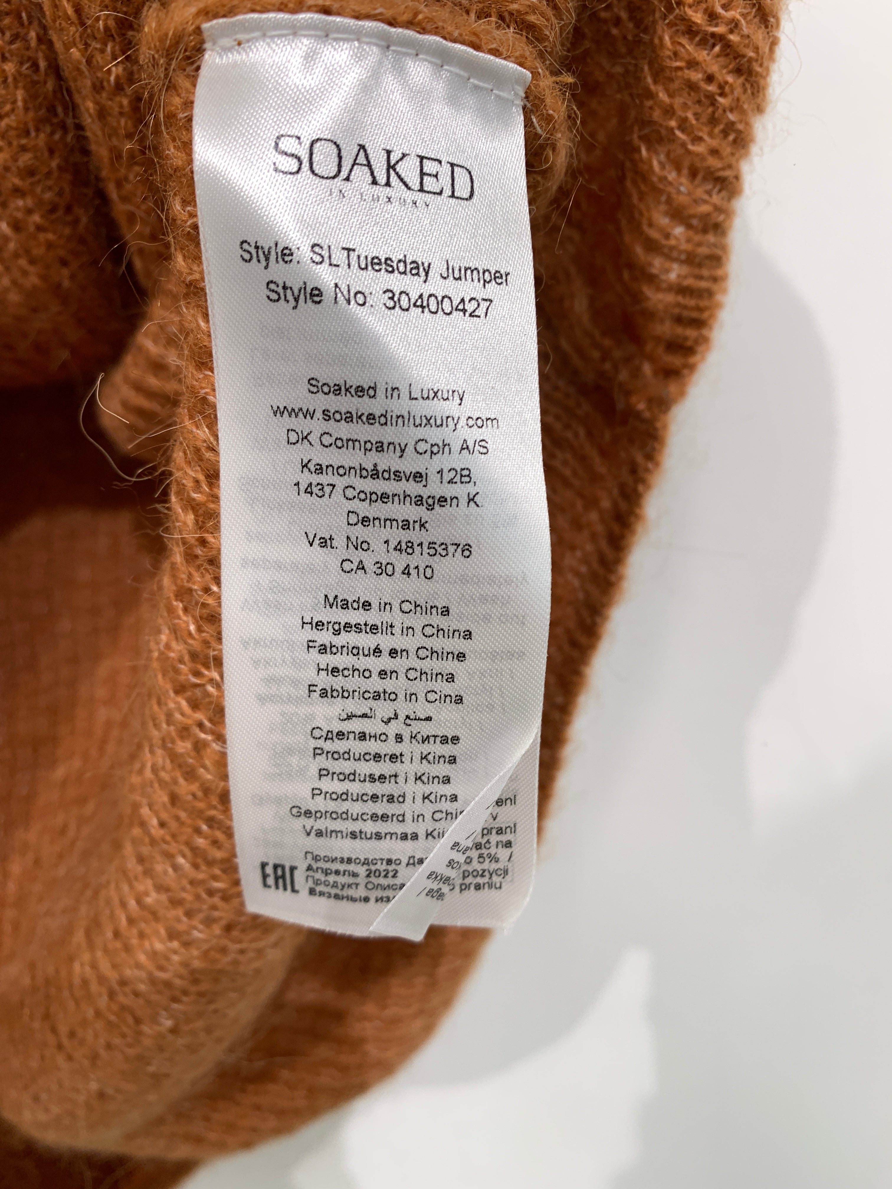 Soaked Strik Bluse