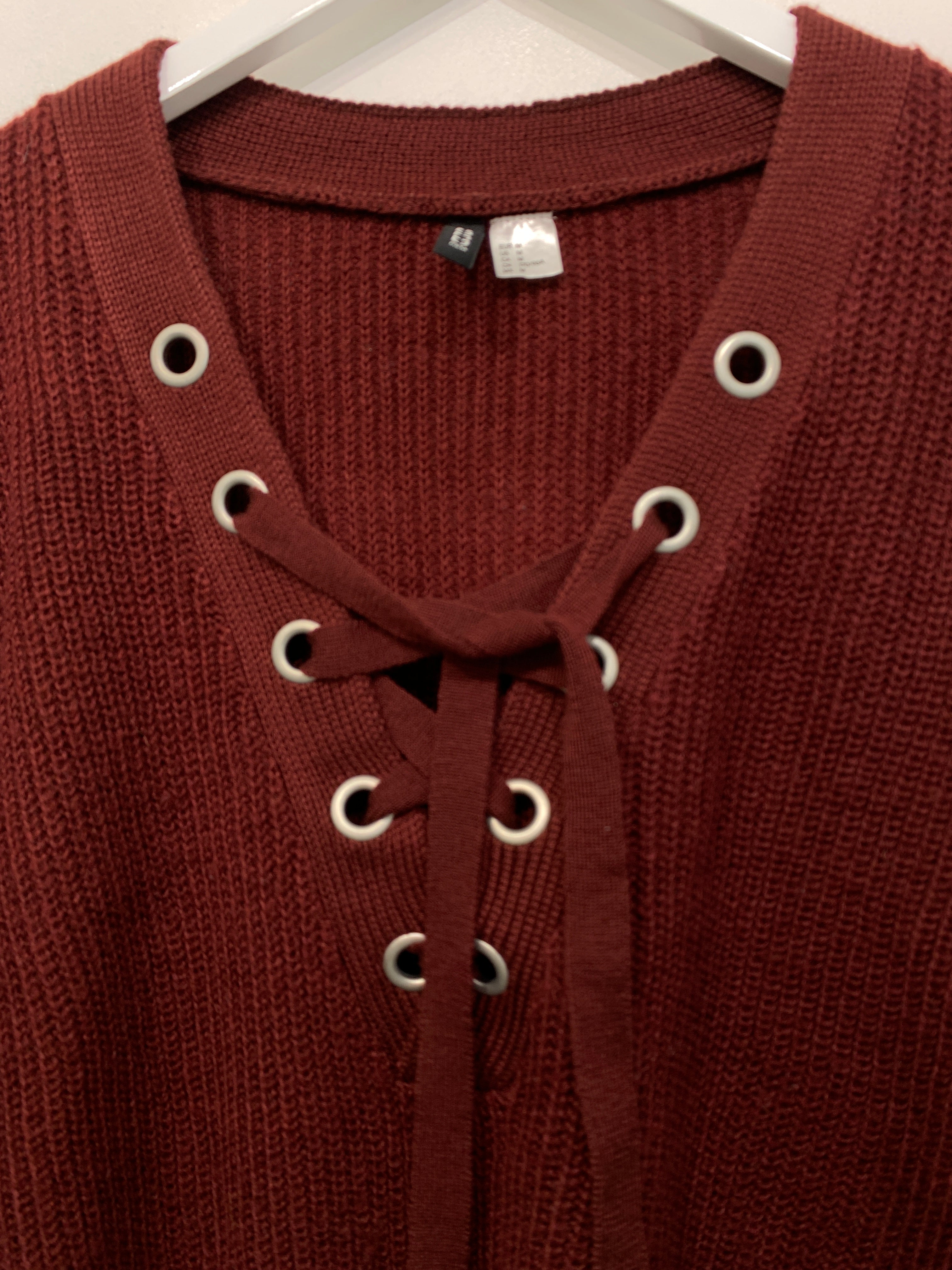 Divided Strik Bluse