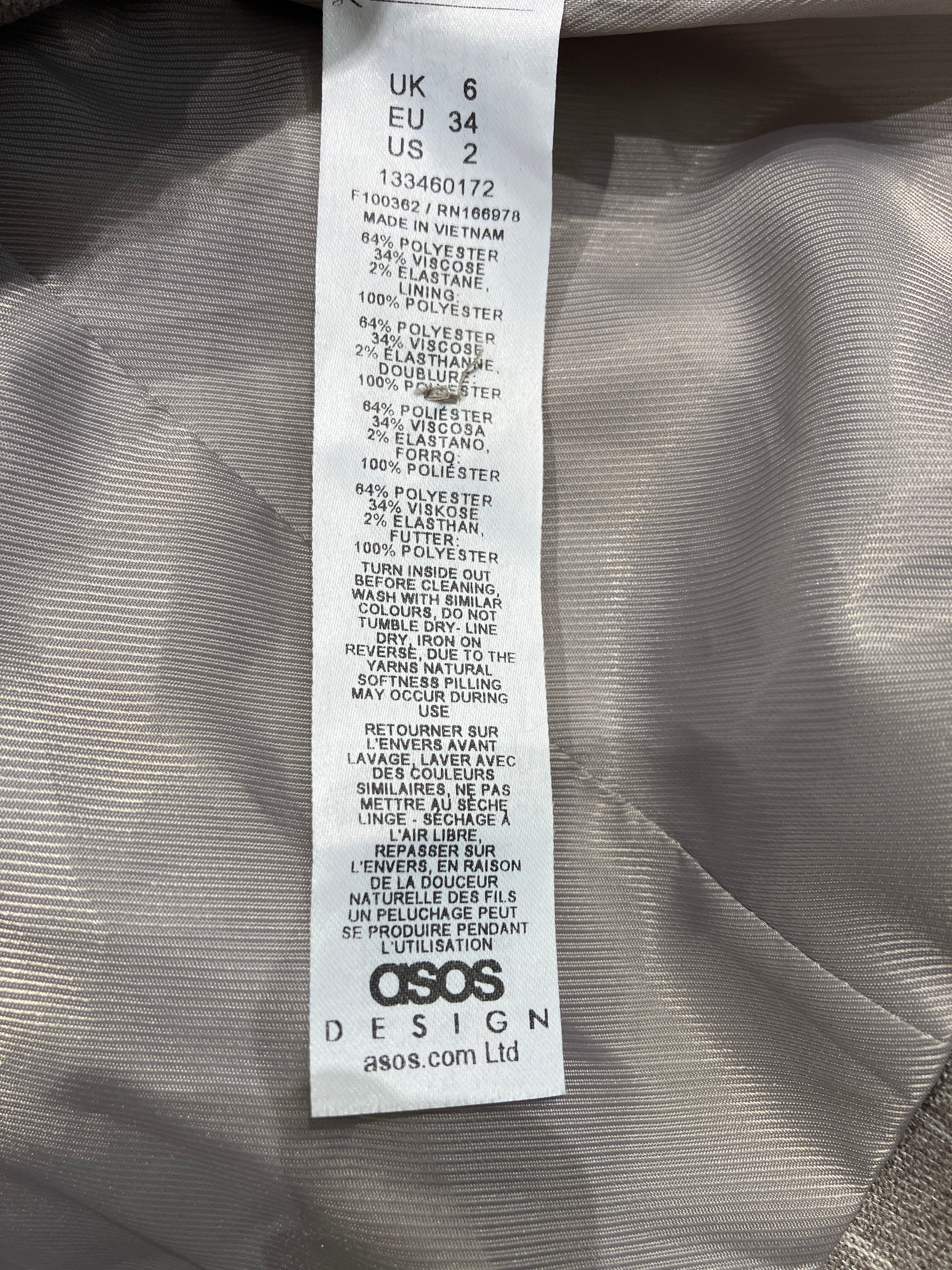 Asos Design Vest