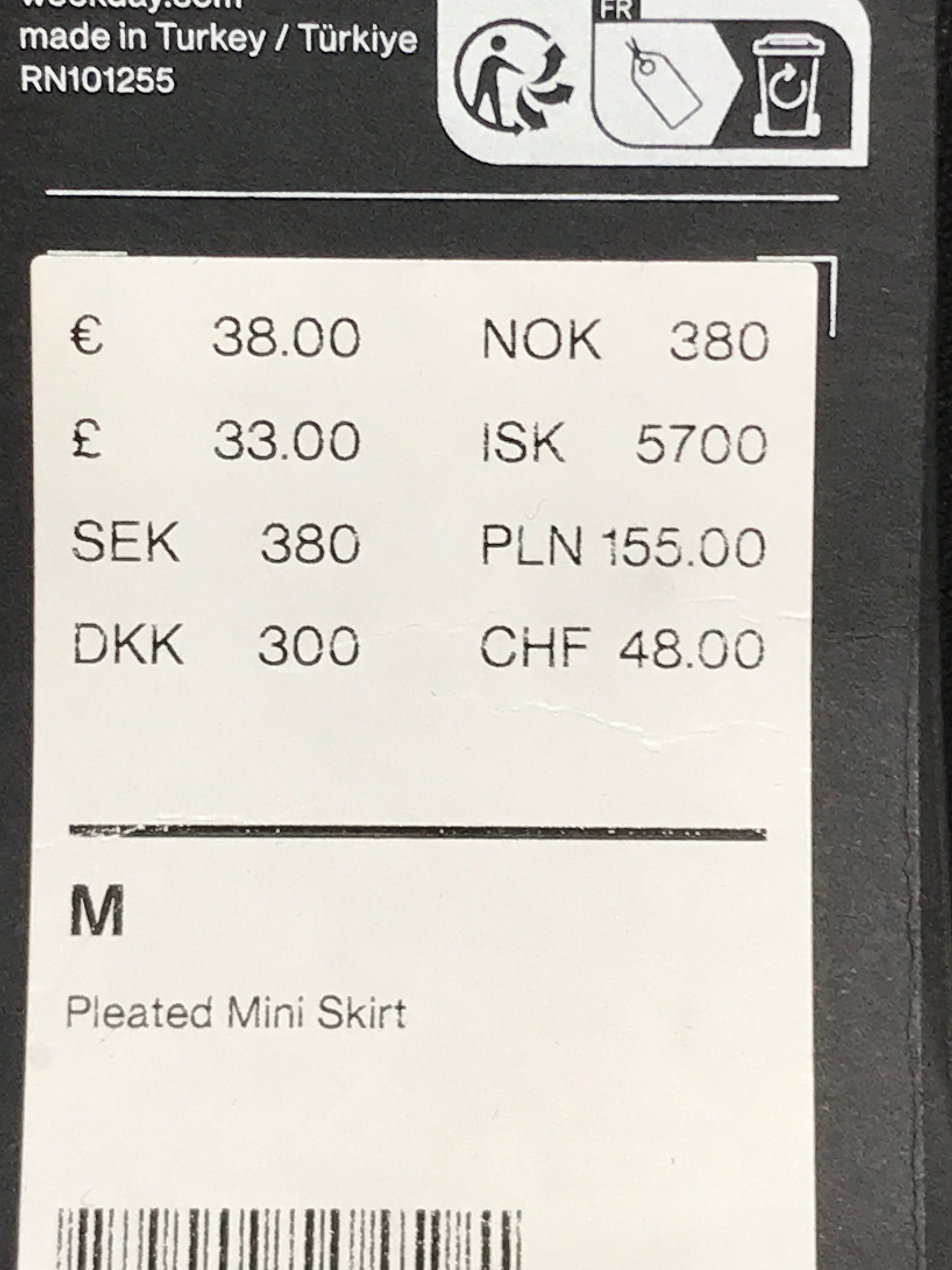 Weekday Nederdel