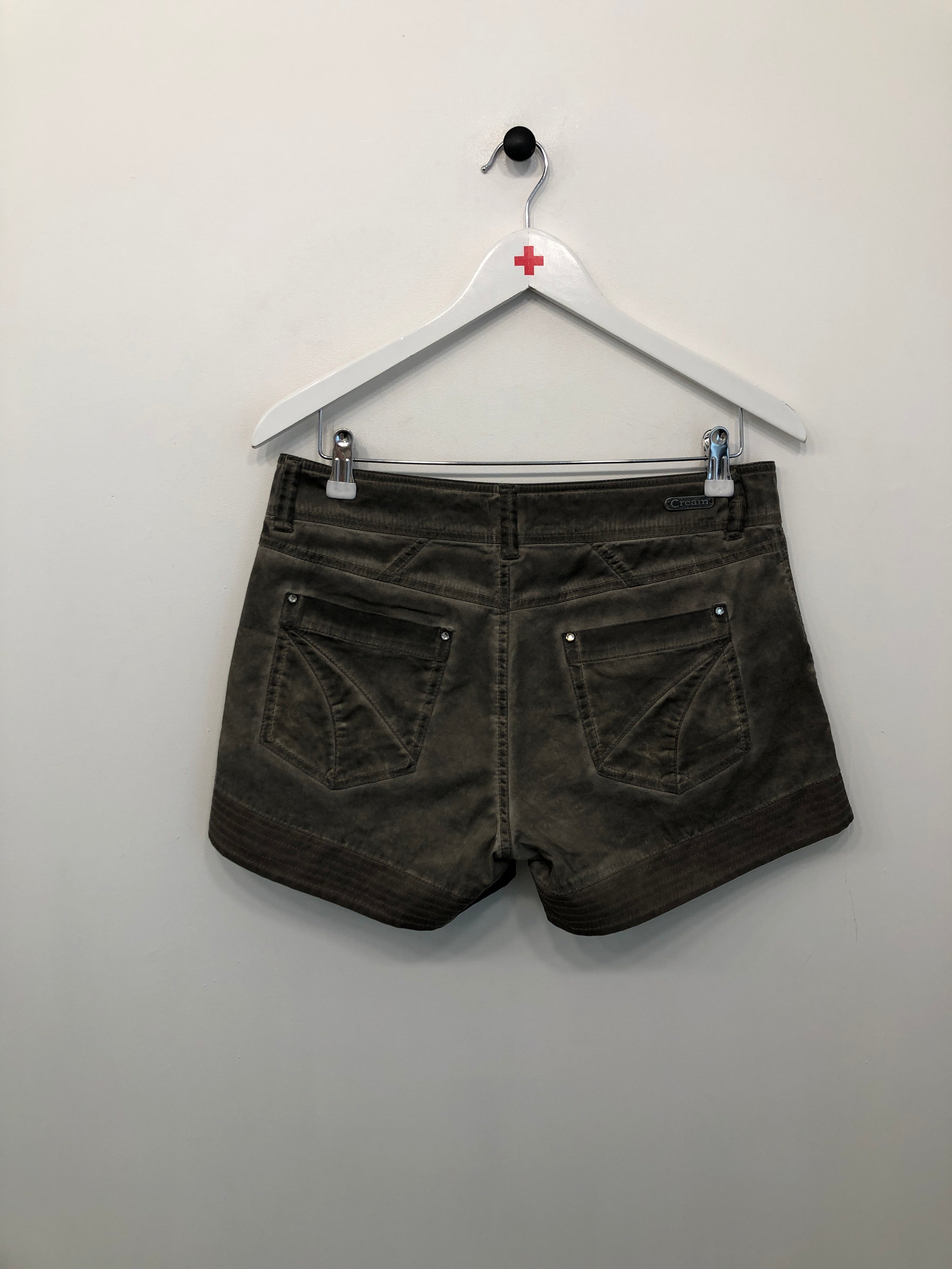 Cream Shorts