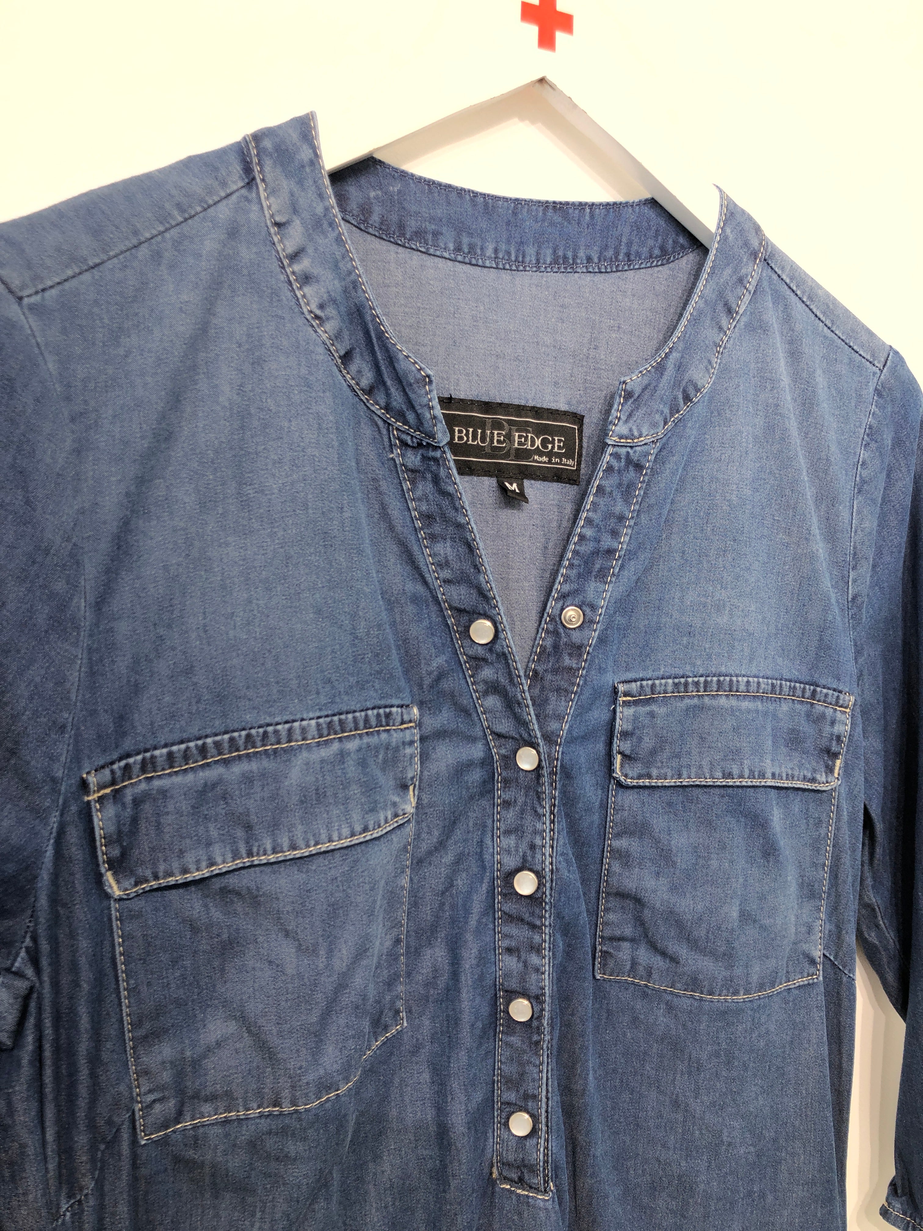 Blue Edge Kjole