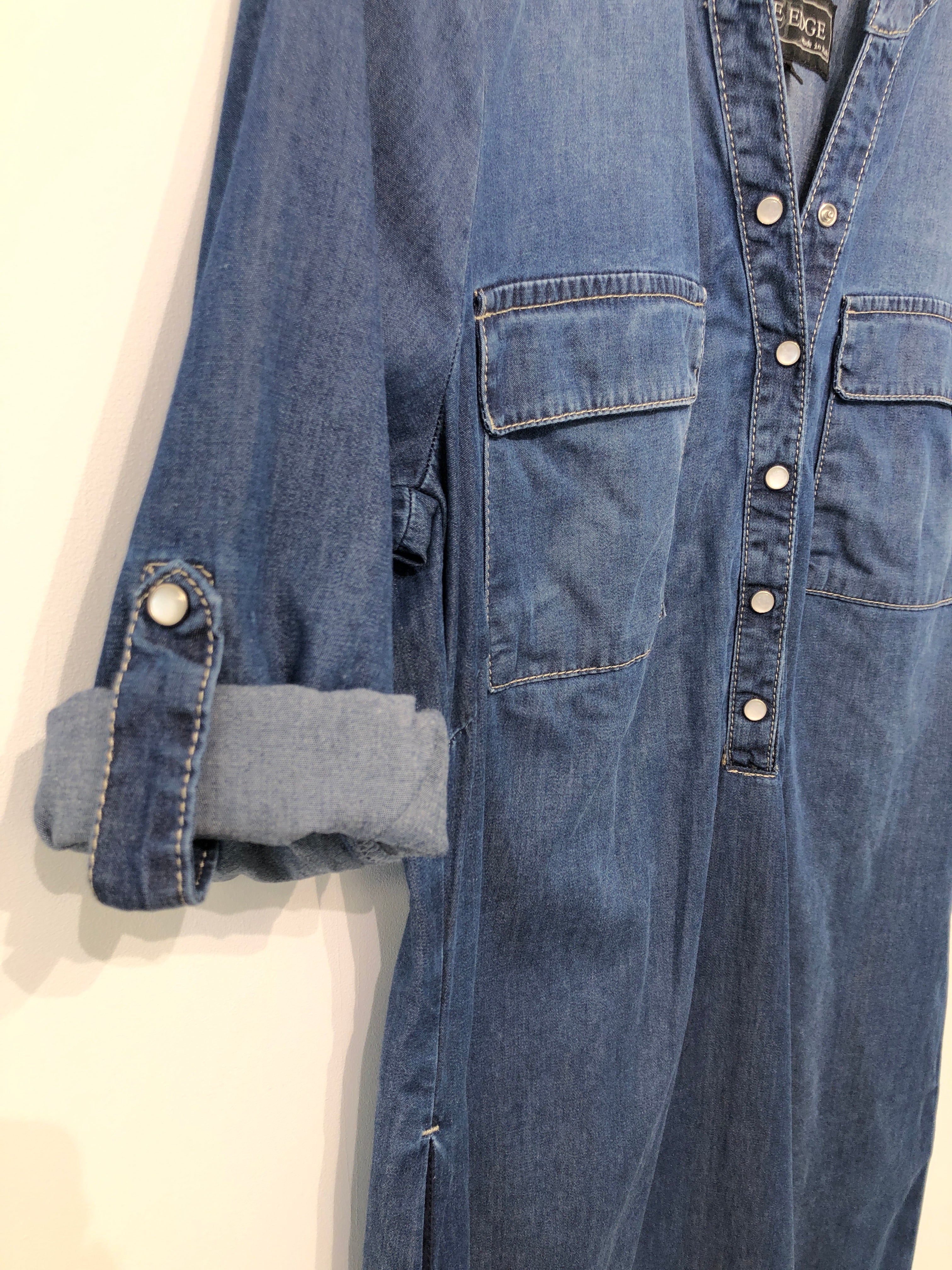 Blue Edge Kjole