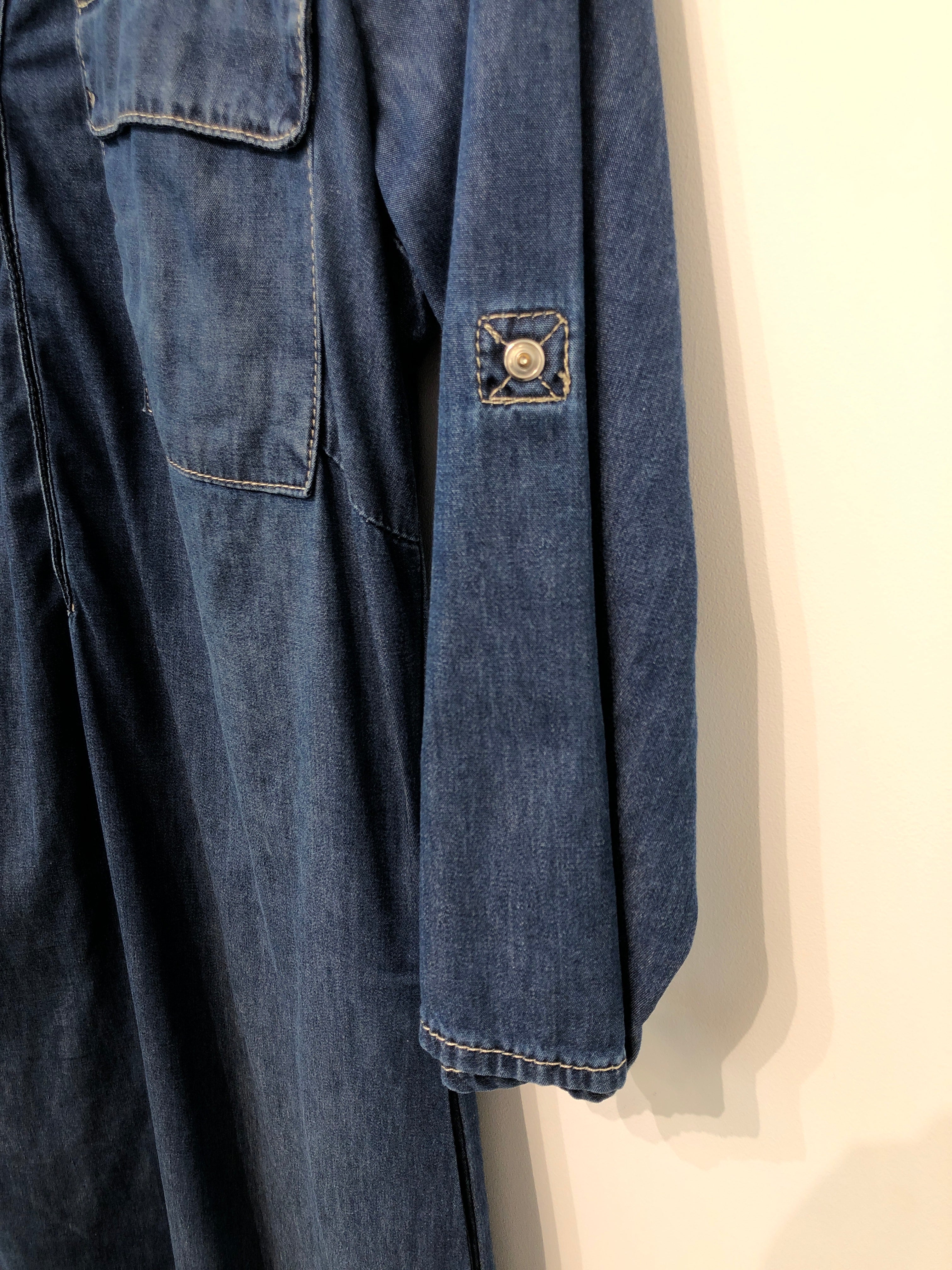 Blue Edge Kjole